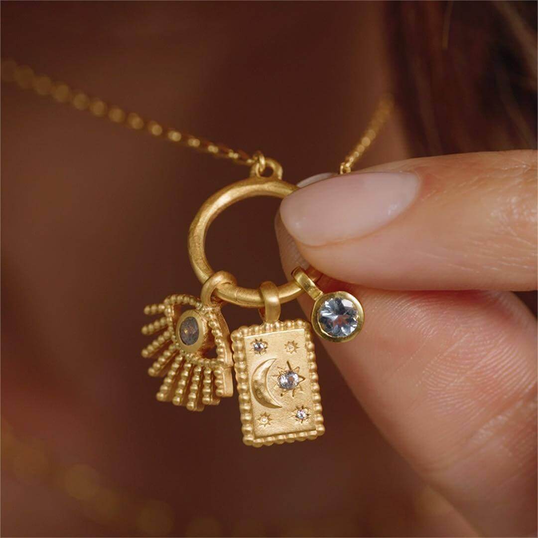 Ganesha Elephant Lotus Pendant Charm Necklace - Spiritual Jewelry for Meditation & Yoga | JX402 1 | Perfect for Gifts, Blessings & Hindu Devotion