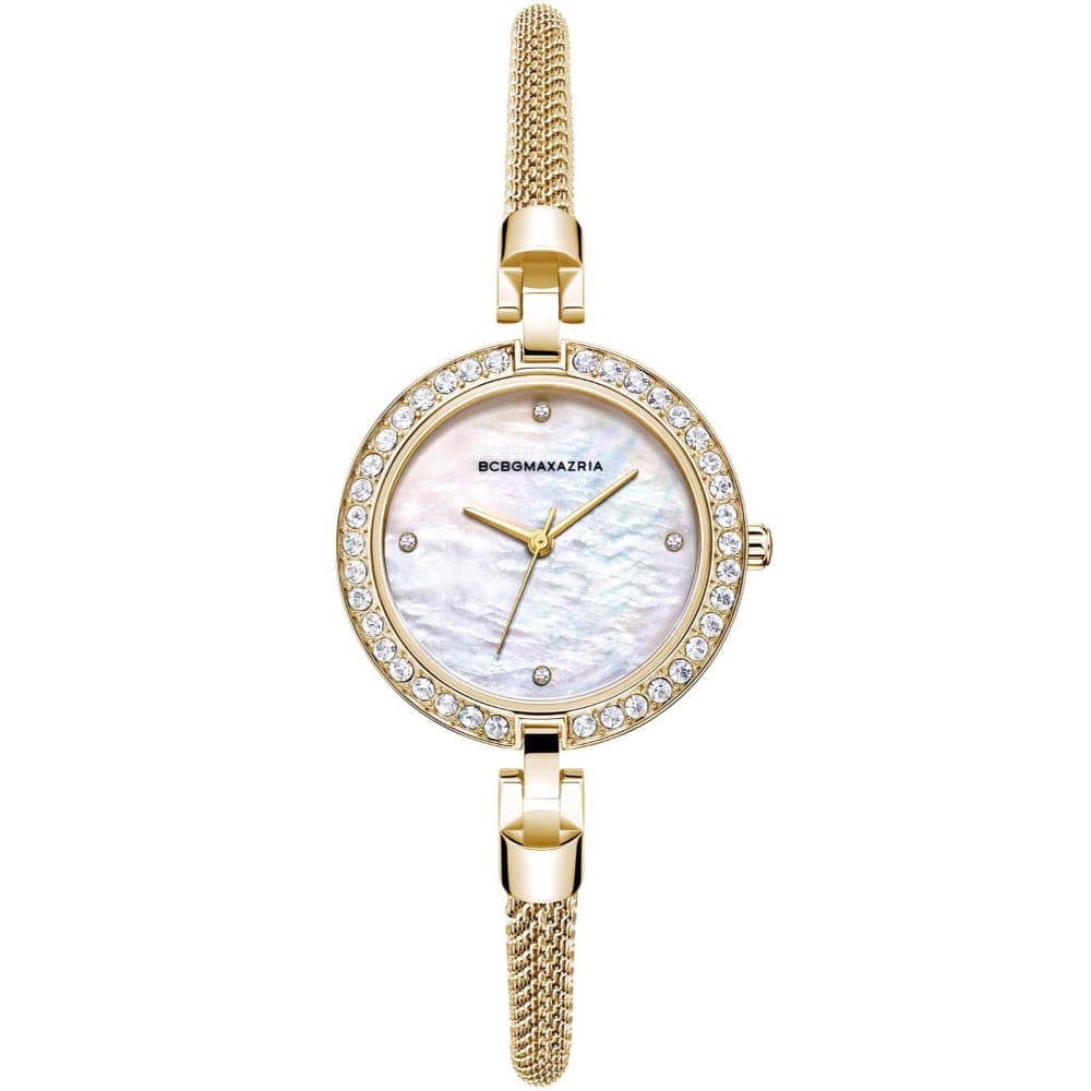 BCBGMAXAZRIA BG50666002 Women's Gold Stainless Steel Watch - Elegant Fashion Timepiece for Work, Party & Everyday Wear