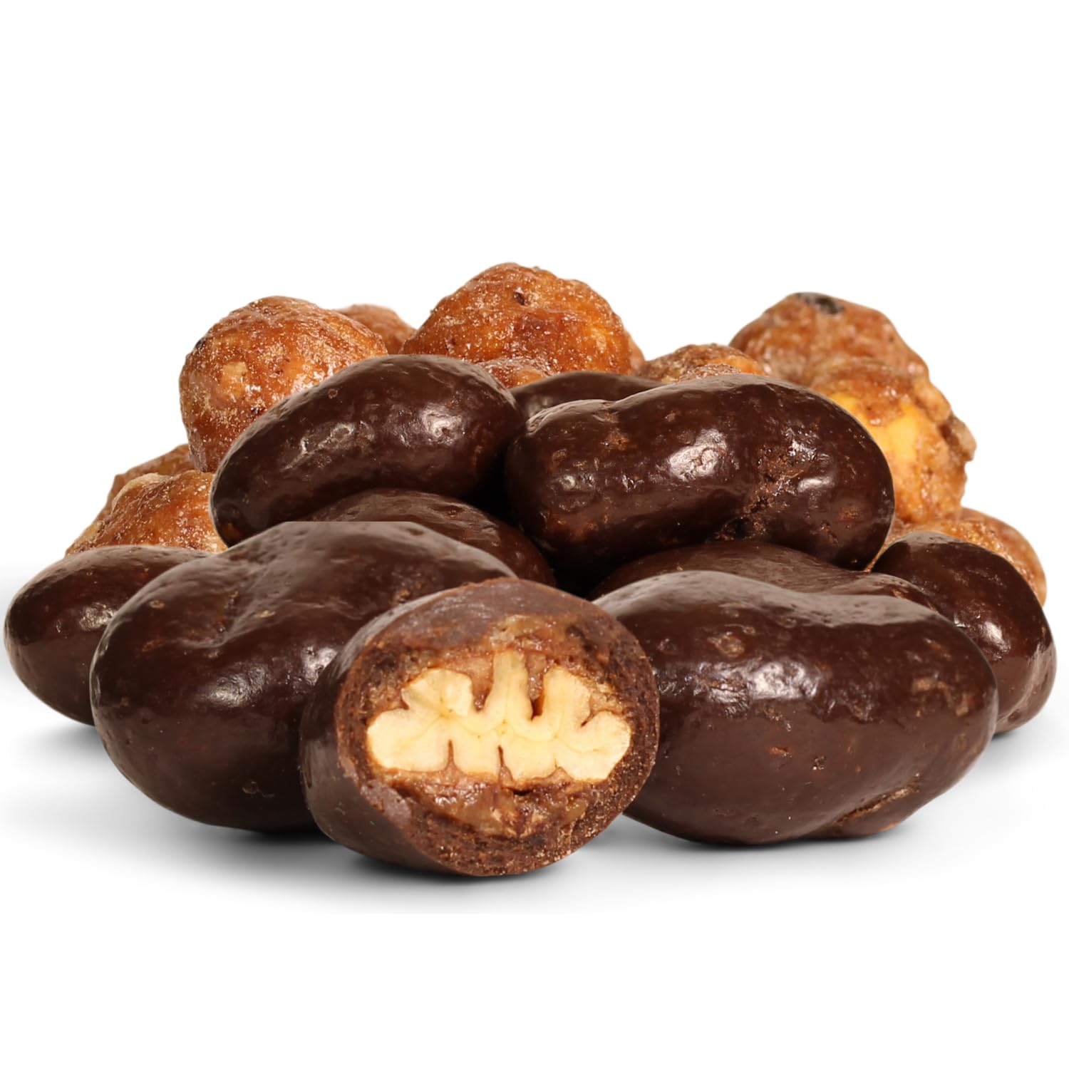 Dark Chocolate Toffee Pecans 2Lbs - Vegan Kosher Snack for Gifts & Parties