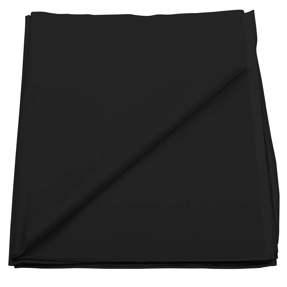 Premium JAM PAPER Black Tissue Paper - 480 Sheets per Ream - Perfect for Gift Wrapping, Party Decorations, and Craft Projects