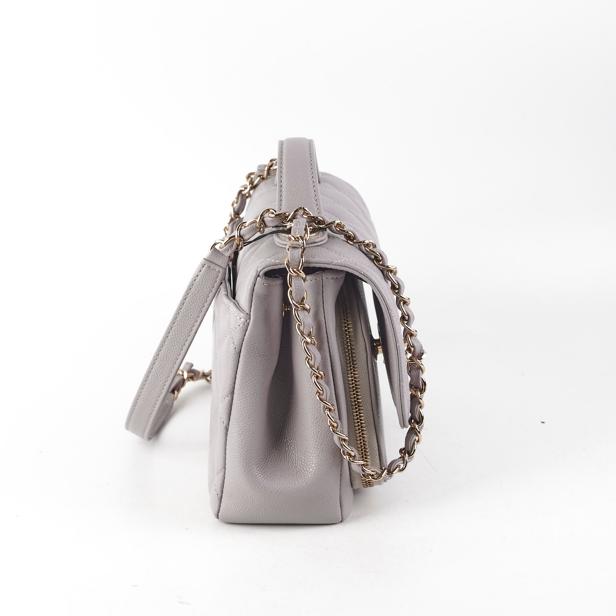 Chanel Small Affinity Caviar Grey Microchip Crossbody Bag 2022 | Luxury Designer Handbag for Women | Perfect for Parties, Dating & Everyday Use