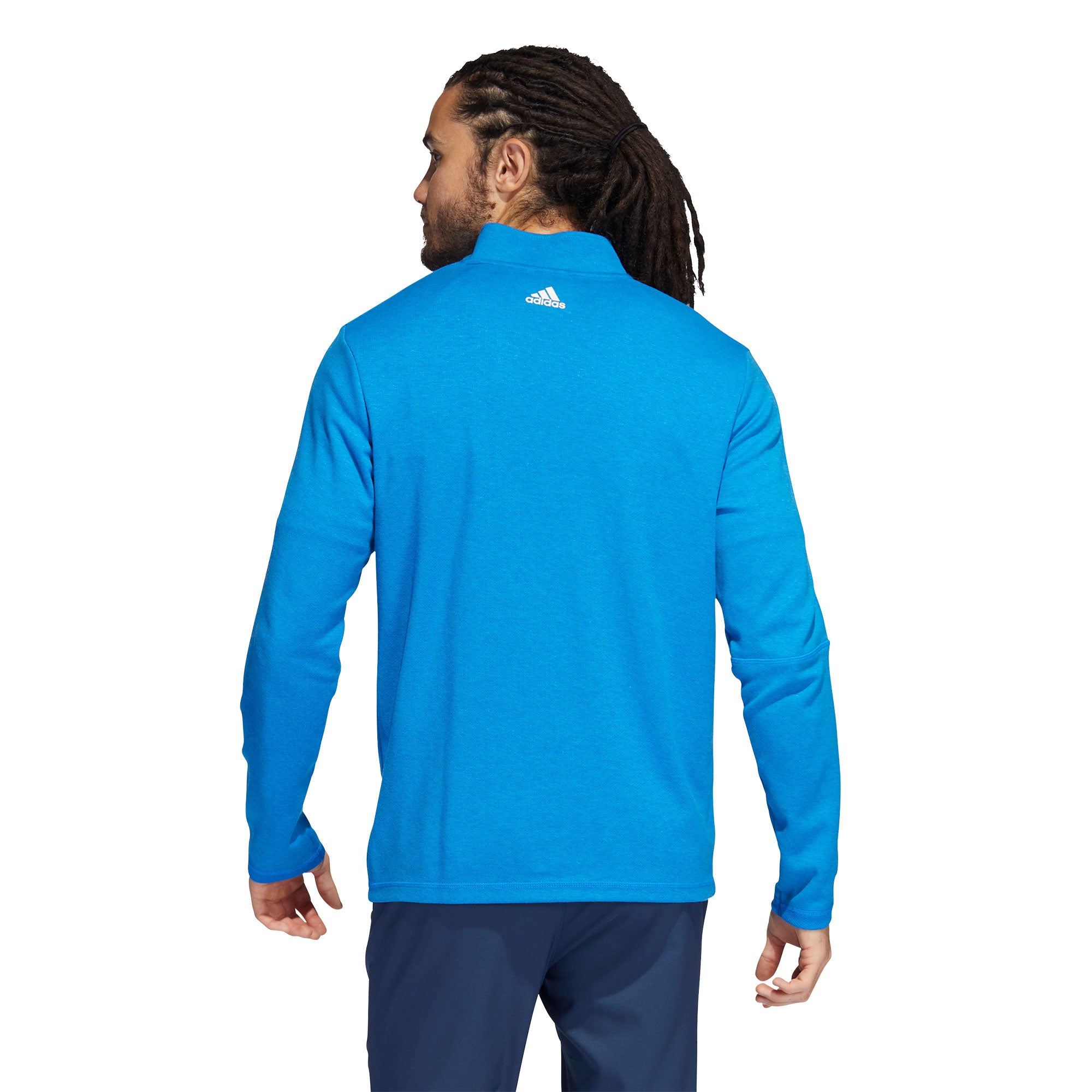 Adidas Men's Three Stripes Golf 1/4 Zip Pullover - Lightweight Performance Shirt for Golfing & Casual Wear