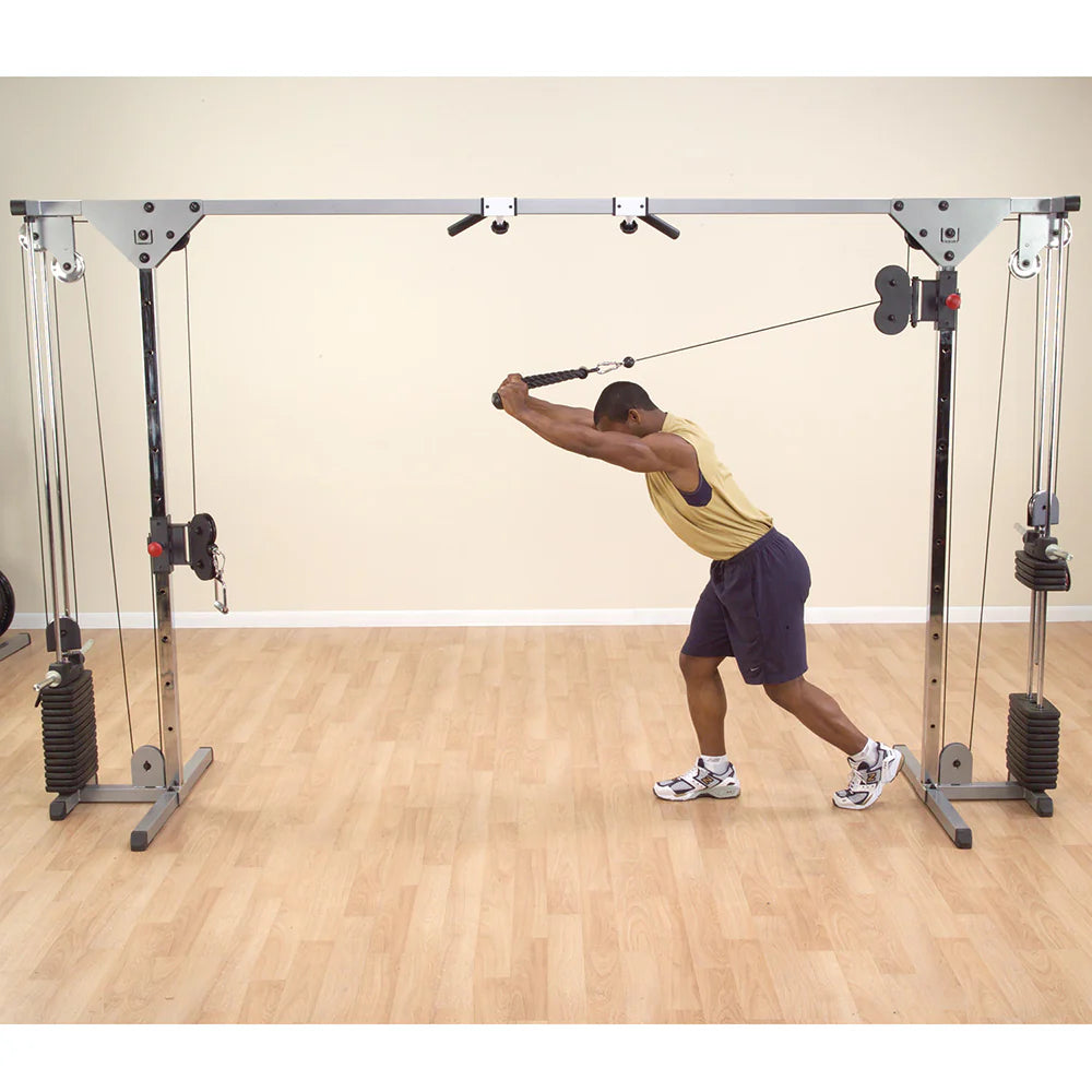 Premium Cable Crossover Machine for Home & Gym - Strength Training Equipment for Chest, Back & Shoulder Workouts - Perfect for CrossFit, Bodybuilding & Functional Fitness