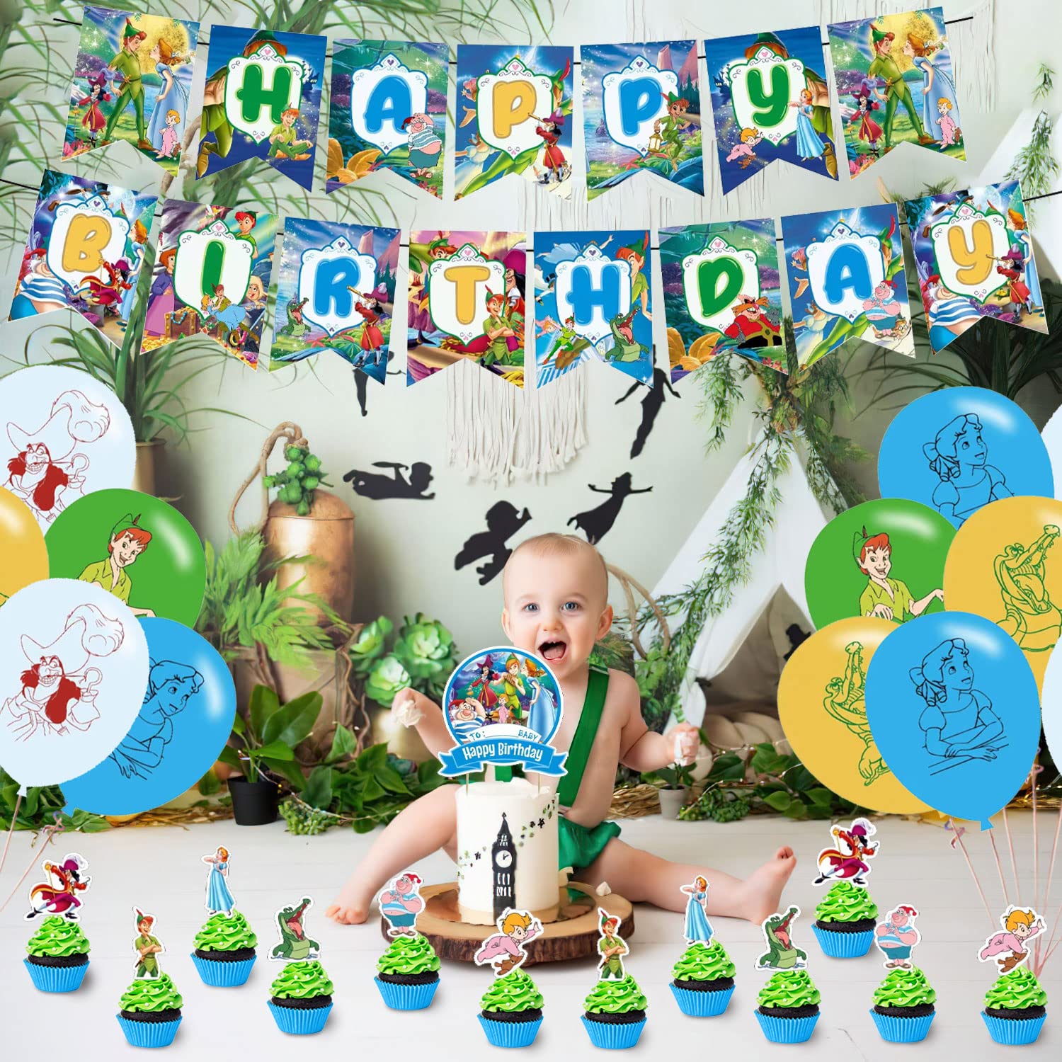 Peter's Party Supplies - Birthday Decorations & Party Favors for Kids - Perfect for Boys & Girls Birthday Parties, Baby Showers & Special Events