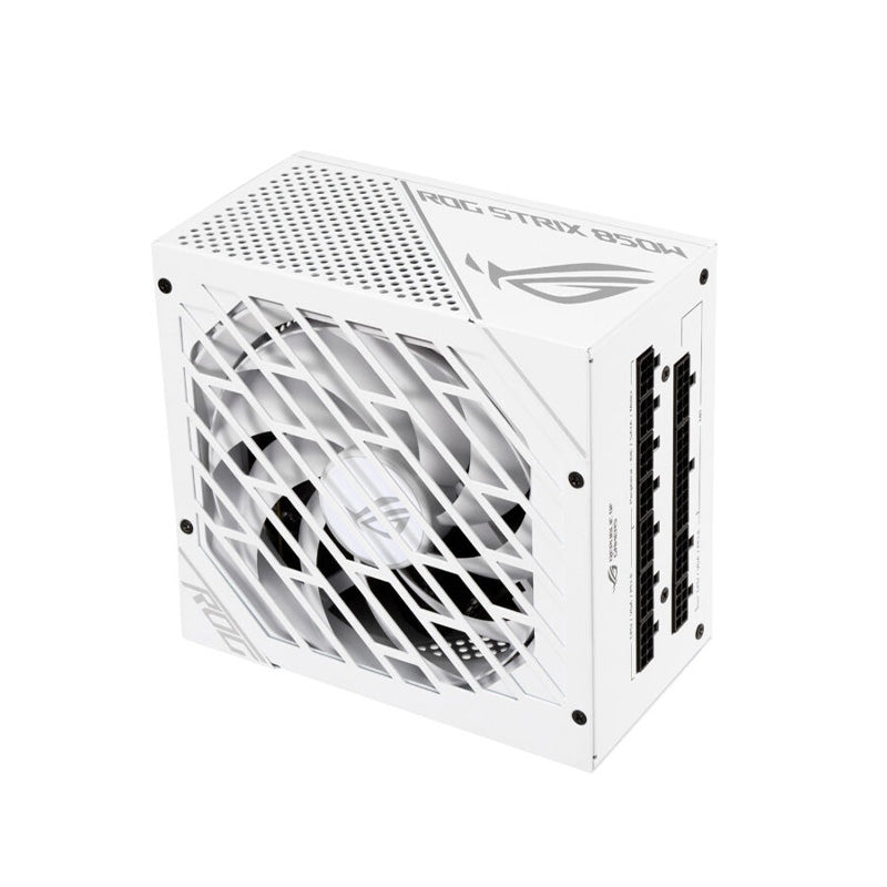 ASUS ROG STRIX 850W 80 Plus Gold Certified Fully Modular Power Supply (White Edition) - High Performance PSU for Gaming PCs, Workstations & Crypto Mining Rigs