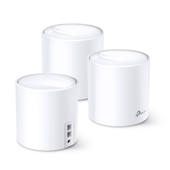 Deco X20 AX1800 Whole Home Mesh Wi-Fi 6 System - Seamless Coverage for Smart Homes, Gaming & 4K Streaming | Easy Setup for Large Houses & Offices