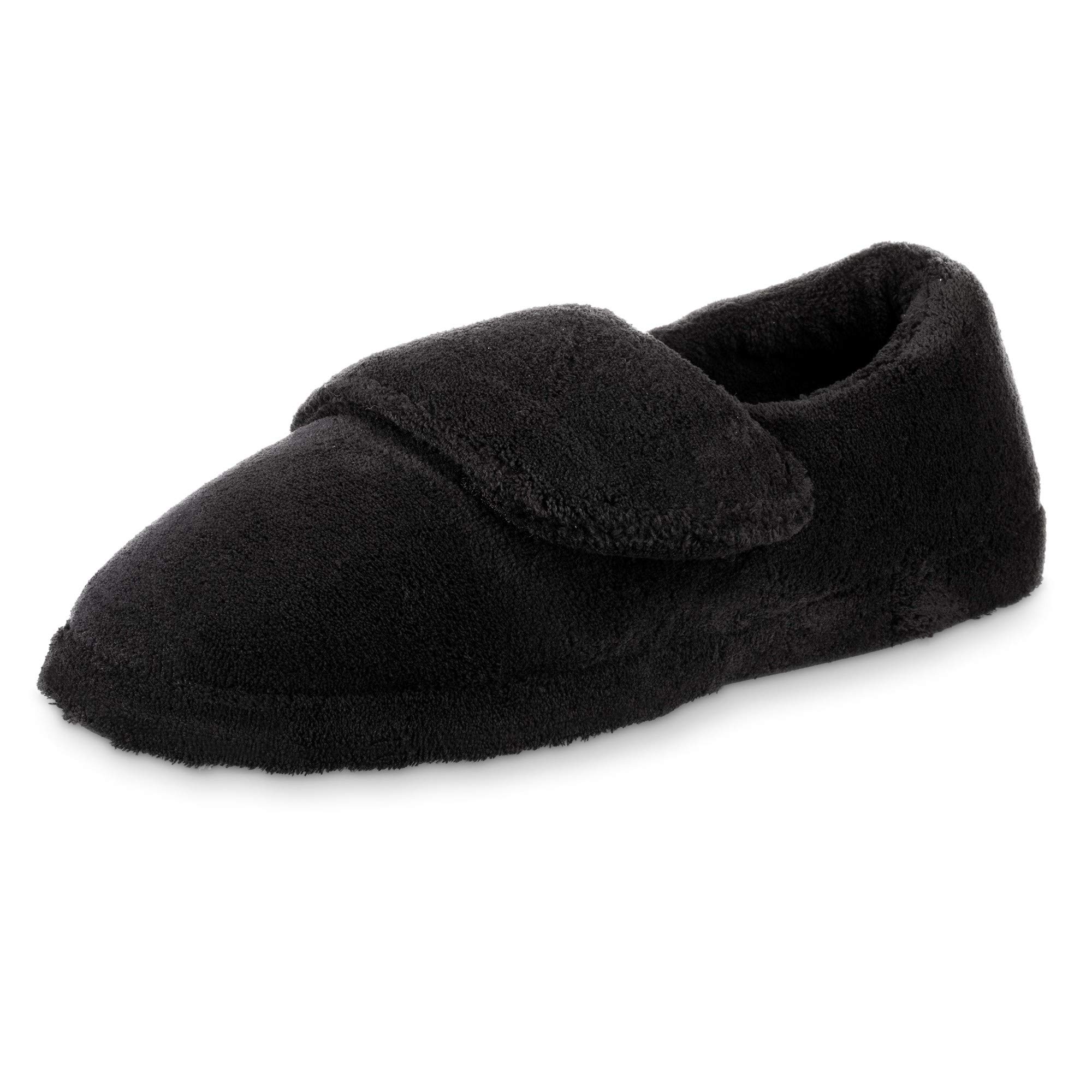 Acorn Men's Adjustable Wrap Slippers - Therapeutic Footwear for Arthritis, Swollen Feet & Diabetic Support - Warm & Cozy Indoor/Outdoor House Shoes for Relaxation & Pain Relief