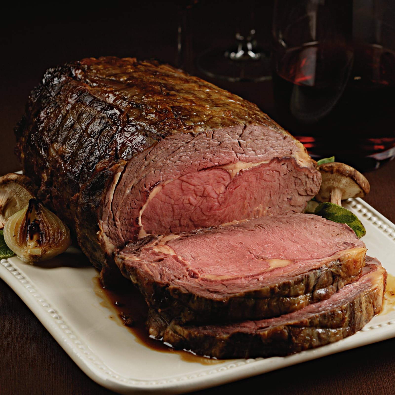 Premium 2 Garlic & Herb Boneless Prime Rib Roast 4.5-5 lb | Kansas City Steak Company | Perfect for Christmas Dinner, Thanksgiving Feast & Special Occasions | Easy Cooking Instructions Included