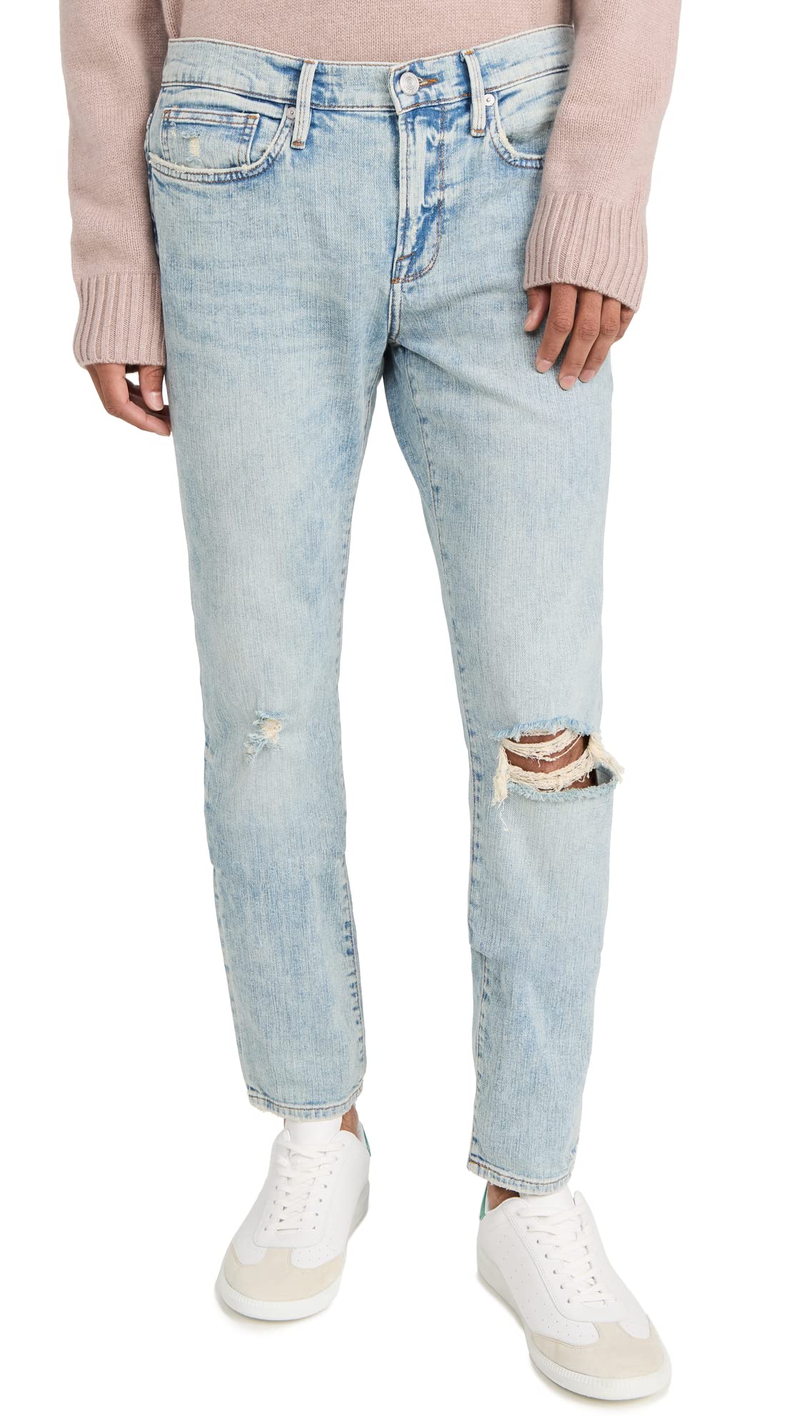 FRAME Men's L'Homme Skinny Jeans - Slim Fit Stretch Denim Pants for Men | Perfect for Casual Wear, Night Out & Everyday Style