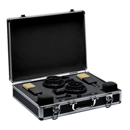 AKG C414 XLII Large Diaphragm Multipattern Condenser Microphone - Professional Studio Recording Mic for Vocals, Instruments & Podcasting (Matched Pair) - Perfect for Home Studios, Voice Overs & Music Production