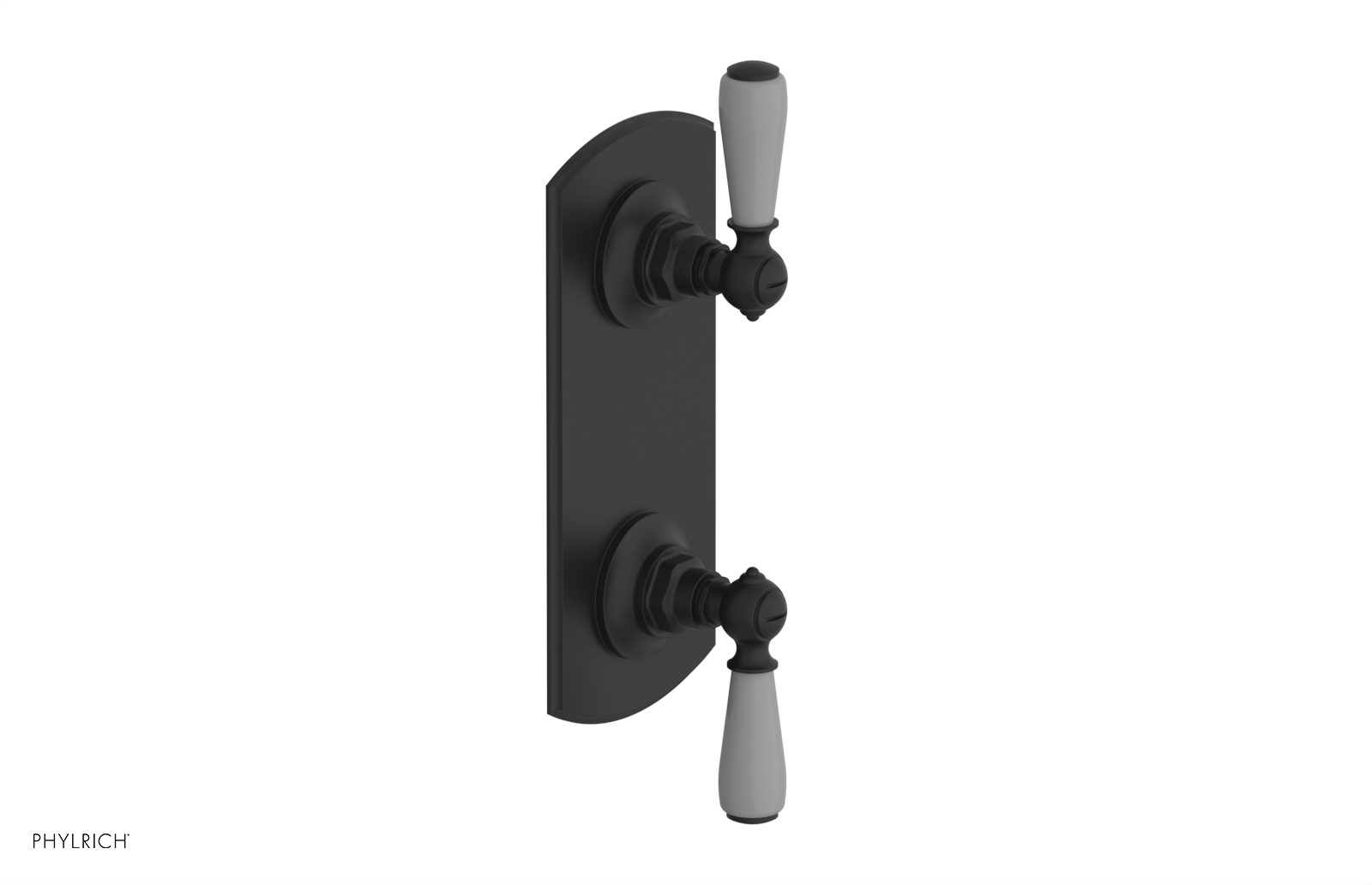 Jamestown Thermostatic Shower Valve with Volume Control & Diverter - Grey Accented Bathroom Fixture for Modern Home Renovation