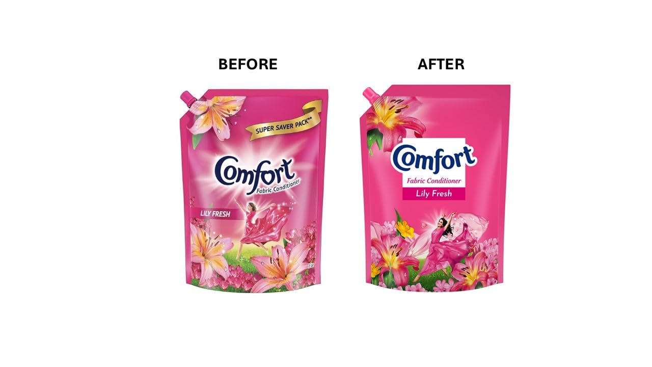 Premium Fabric Conditioner Softener Pouch - 2L for Ultra Softness, Shine & Long-Lasting Freshness | Ideal for Laundry, Towels & Bedding | Gentle on All Fabrics