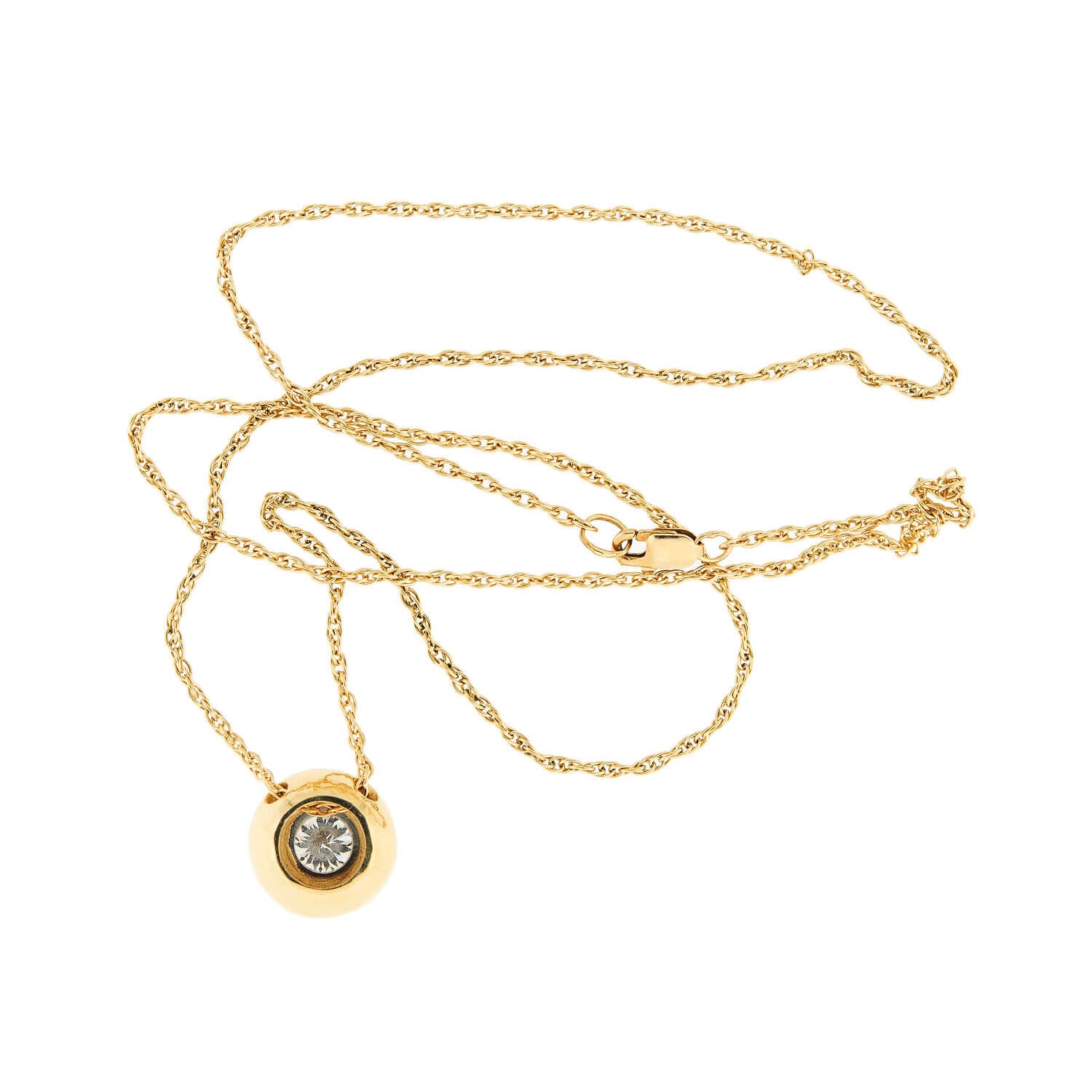 14K Gold Diamond Pendant Necklace - 0.5 Carat Total Weight (CTW) - Elegant Jewelry Gift for Women, Perfect for Weddings, Anniversaries & Special Occasions
