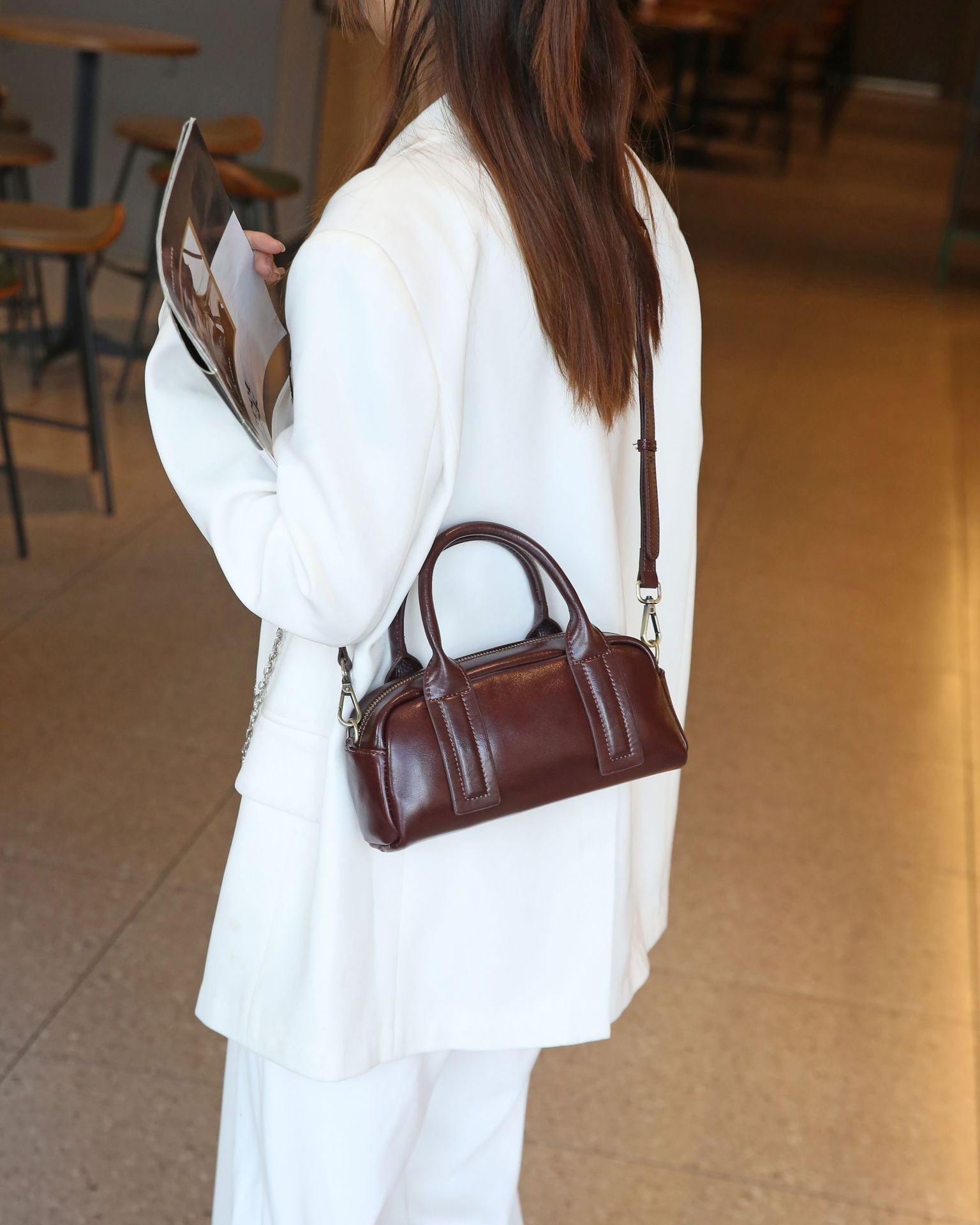 Mini Convertible Top Handle Crossbody Bag for Women - Stylish & Versatile Everyday Purse for Work, Travel & Shopping