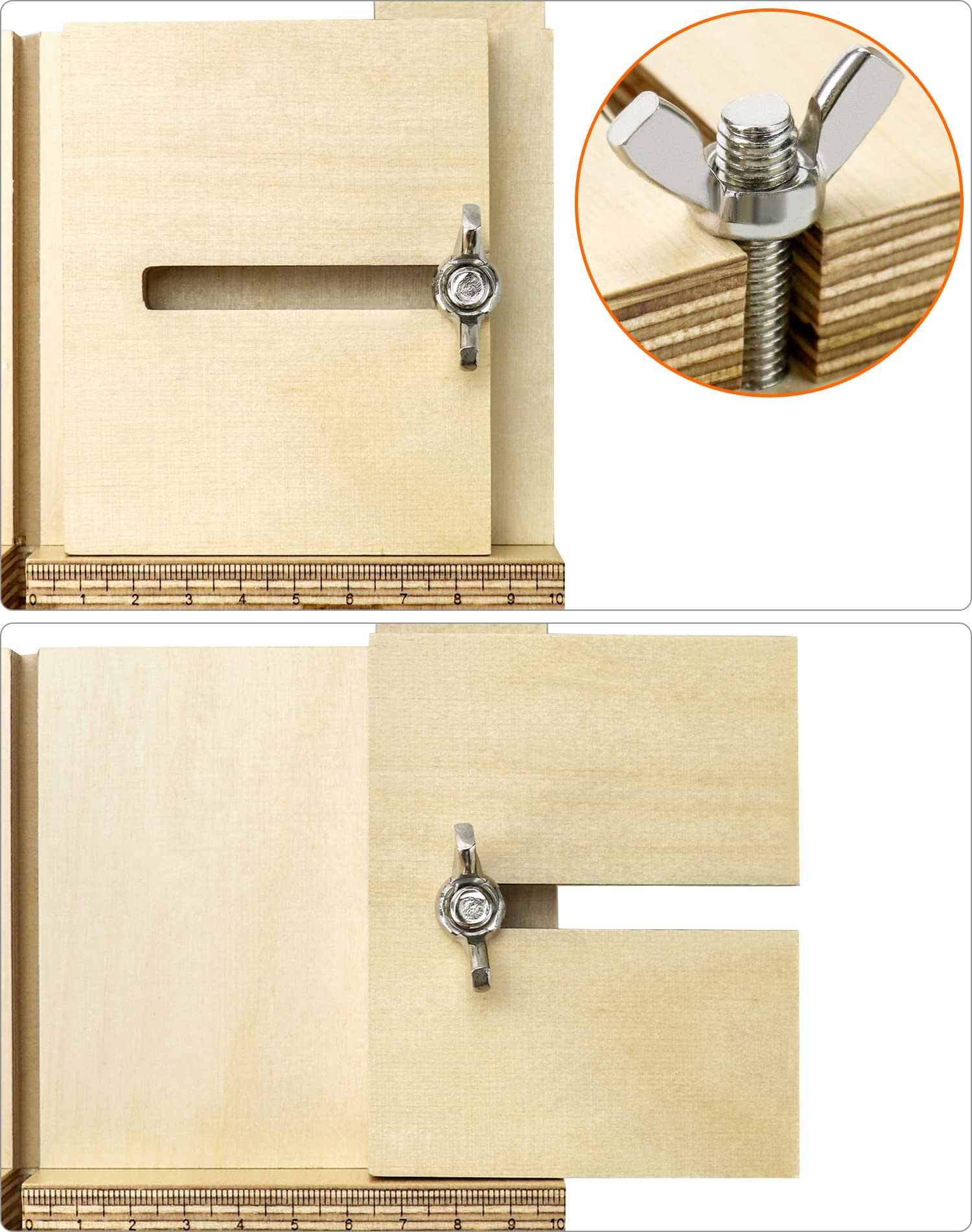 QWORK Adjustable Wooden Single Wire Soap Cutter for Handmade Soap Making, DIY Soap Slicer for Candles, Cheese & Wax Trimming - Perfect for Home Crafting & DIY Projects (1 Pack)