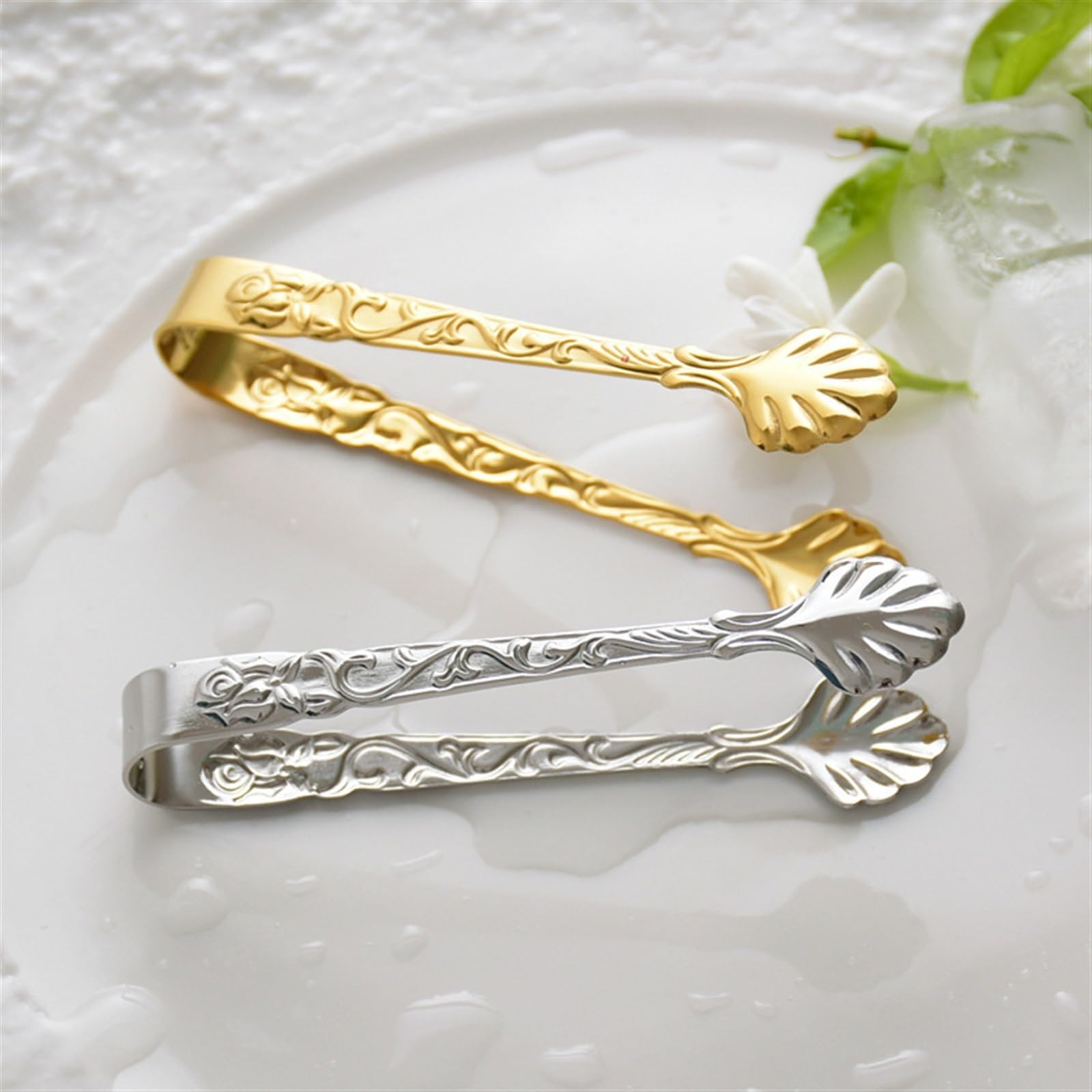 Premium Stainless Steel Hair Removal Tweezers - Slanted Tip for Precise Plucking, Non-Slip Grip, Thickened Metal Design - Perfect for Eyebrow Shaping, Splinter Removal & Crafting (Silver)