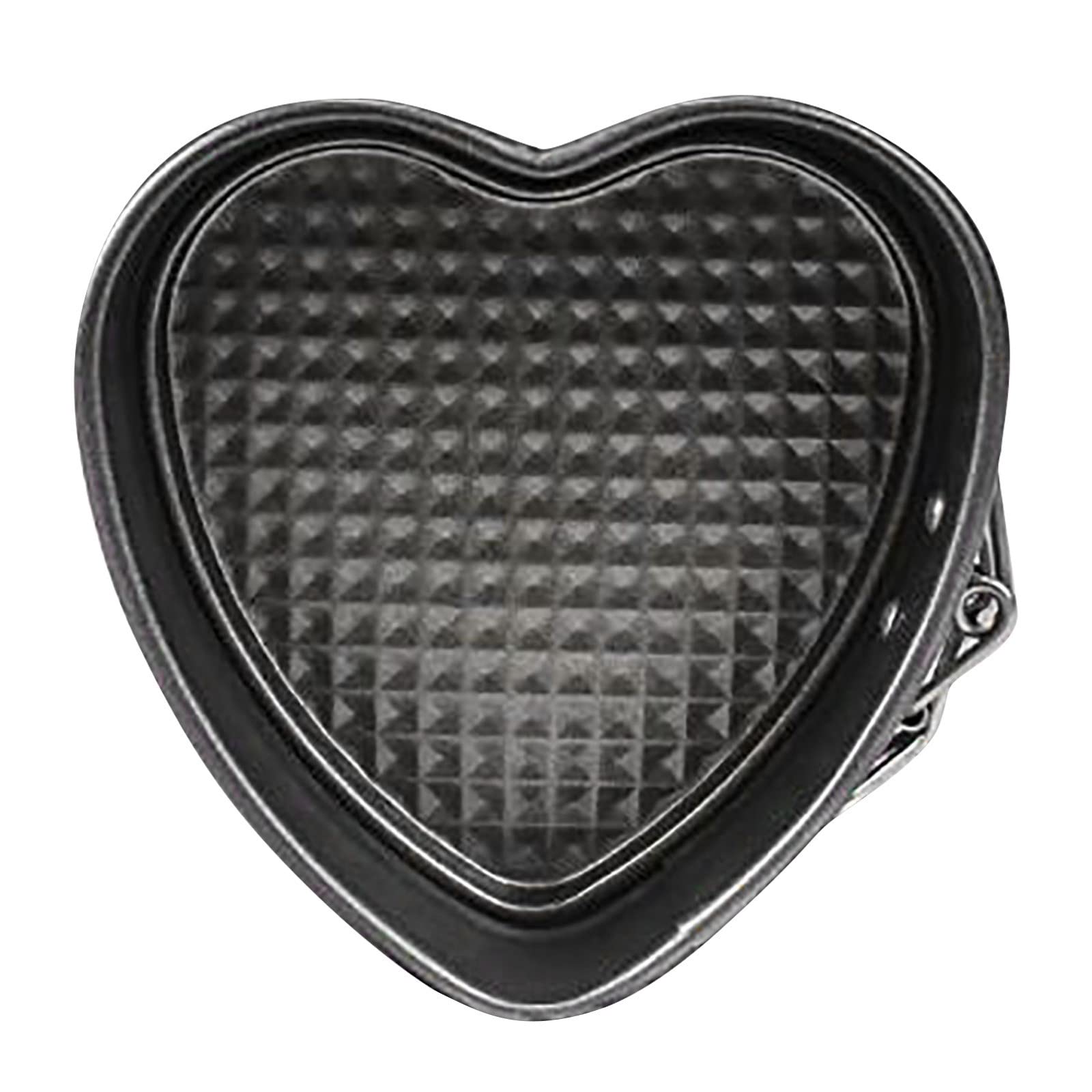 Heart-Shaped Non-Stick Cheese Cake Pan - Small Metal Baking Mold for DIY Cakes, Bread & Desserts - Perfect for Valentine's Day, Anniversaries & Romantic Baking Gifts
