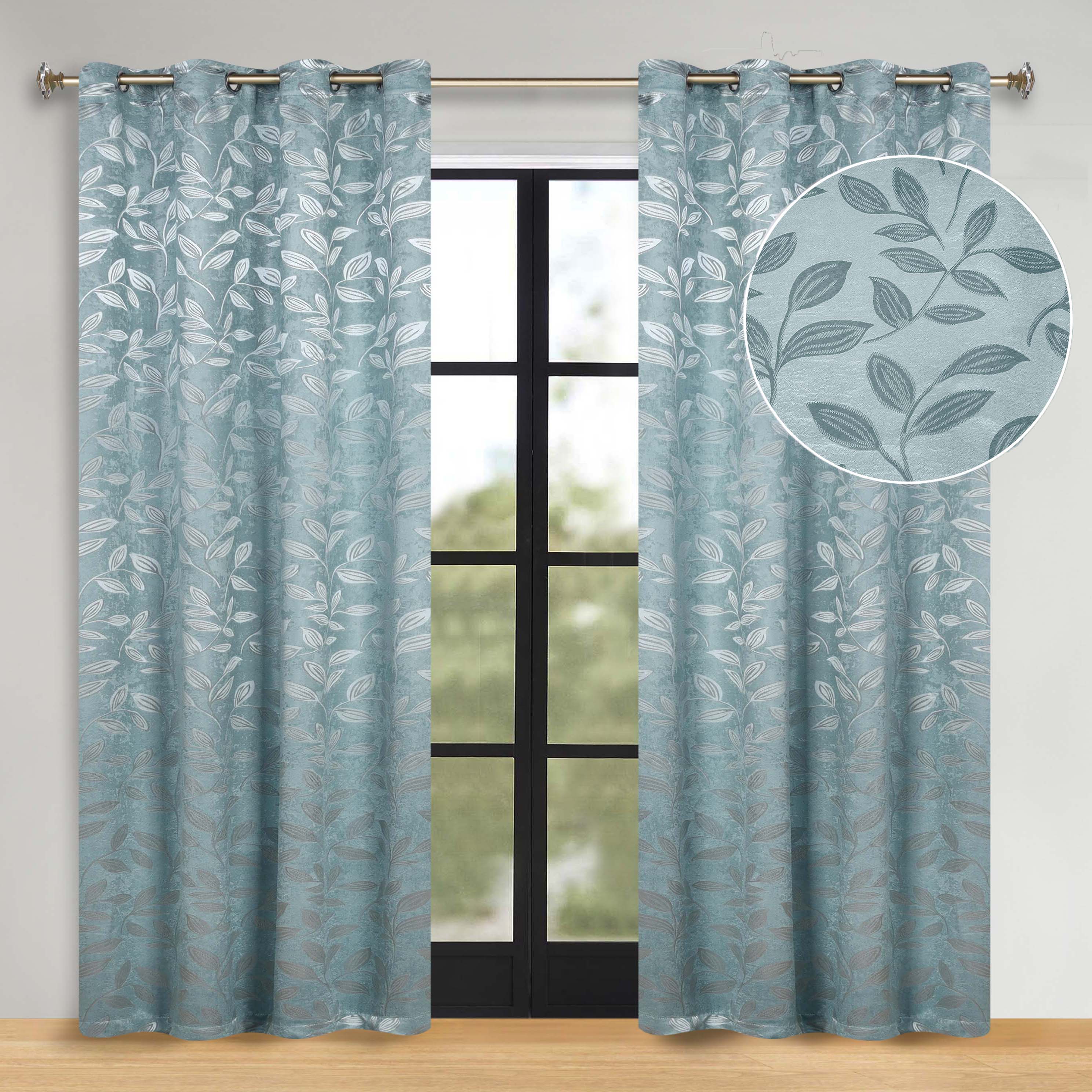 Machine Washable Blackout Curtains Set of 2 - Thermal Insulated Room Darkening Window Drapes for Bedroom & Living Room | Noise Reducing & Energy Saving Home Decor
