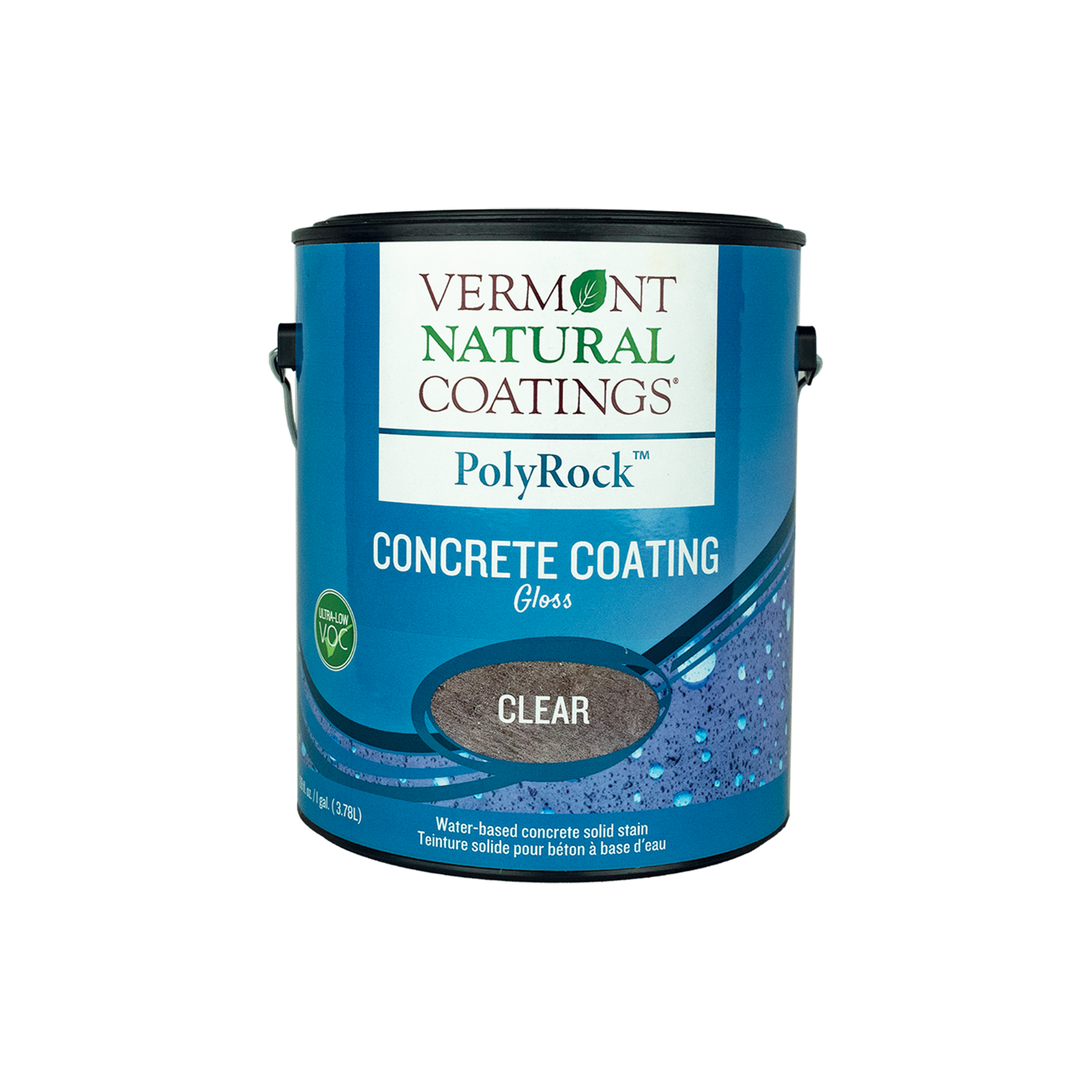Vermont Natural Coatings PolyRock Concrete Coating - Durable, Eco-Friendly Floor Finish for Basements, Garages & Patios | High-Performance Protection for Indoor & Outdoor Concrete Surfaces