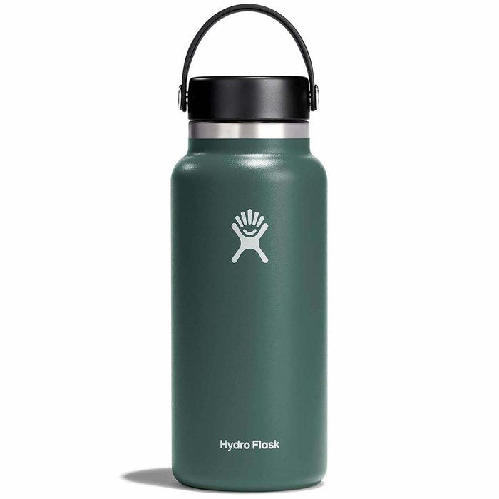 Hydro Flask 32oz Wide Mouth Water Bottle with Straw Lid - Vacuum Insulated Stainless Steel Water Bottle for Hot & Cold Drinks - Perfect for Hiking, Gym, Work, and Outdoor Activities