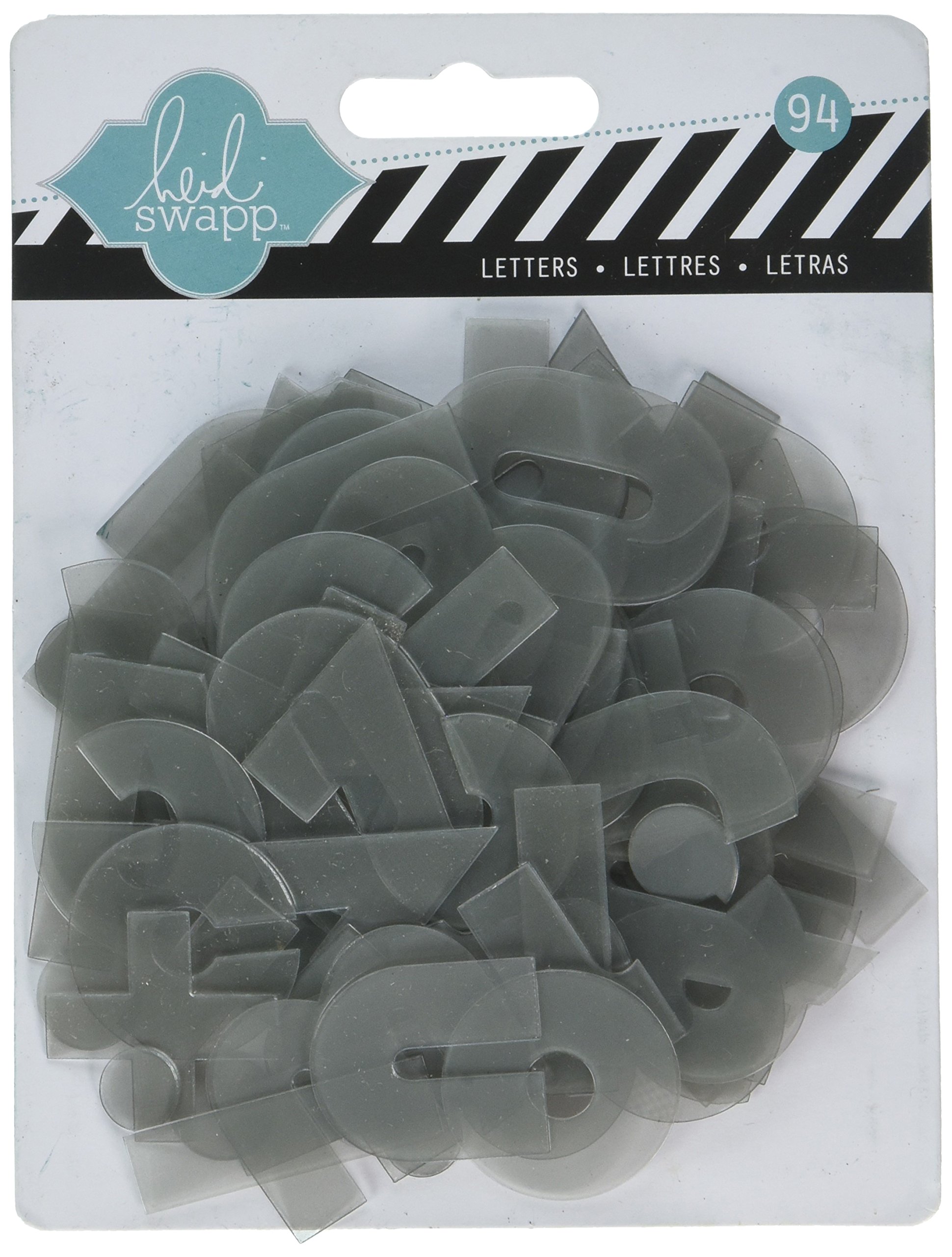 Pink Paislee Clear Pop Alphabet Stickers 1.625