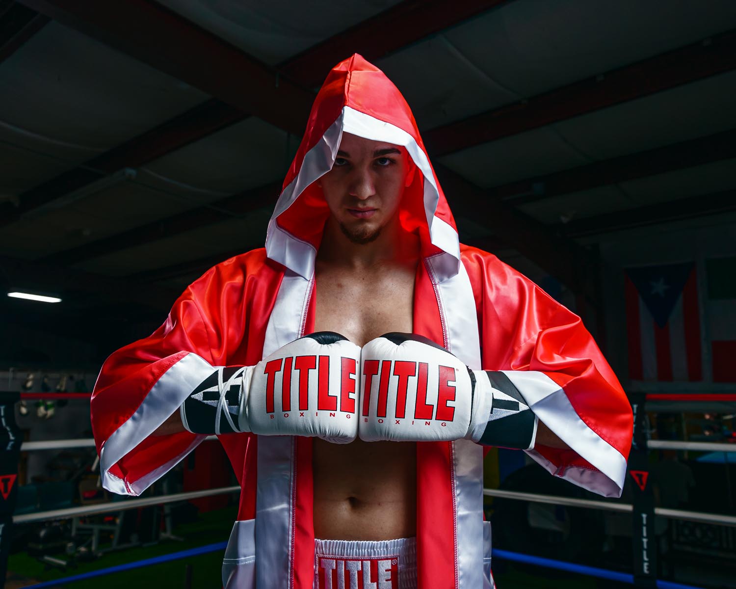 TITLE Boxing Pro Fingertip Training Robe 2.0 - Premium Boxing & MMA Sparring Gear for Fighters & Athletes - Perfect for Gym Workouts, Martial Arts Training & Competition