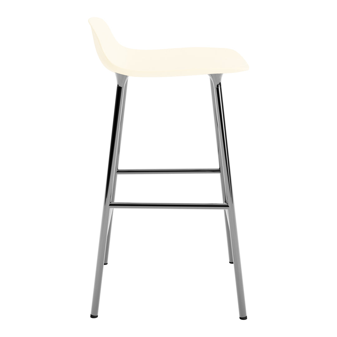 Modern Metal Leg Form Counter Stool - Bar Stool for Kitchen Island, Breakfast Nook & Home Decor