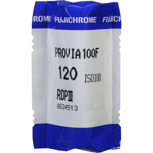 Fujifilm Fujichrome Provia 100F Professional RDP III 120 Roll Color Transparency Film - Perfect for Landscape, Portrait & Studio Photography