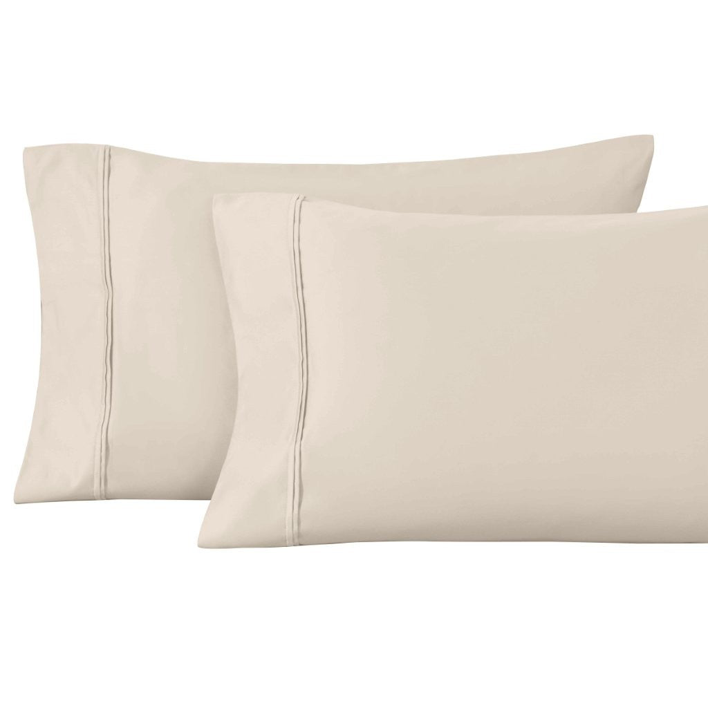 Premium 1200 Thread Count Egyptian Cotton Pillowcase Set - 2 Piece, Ultra Soft & Breathable for a Luxurious Sleep Experience | Perfect for Bedroom, Hotel, and Home Decor