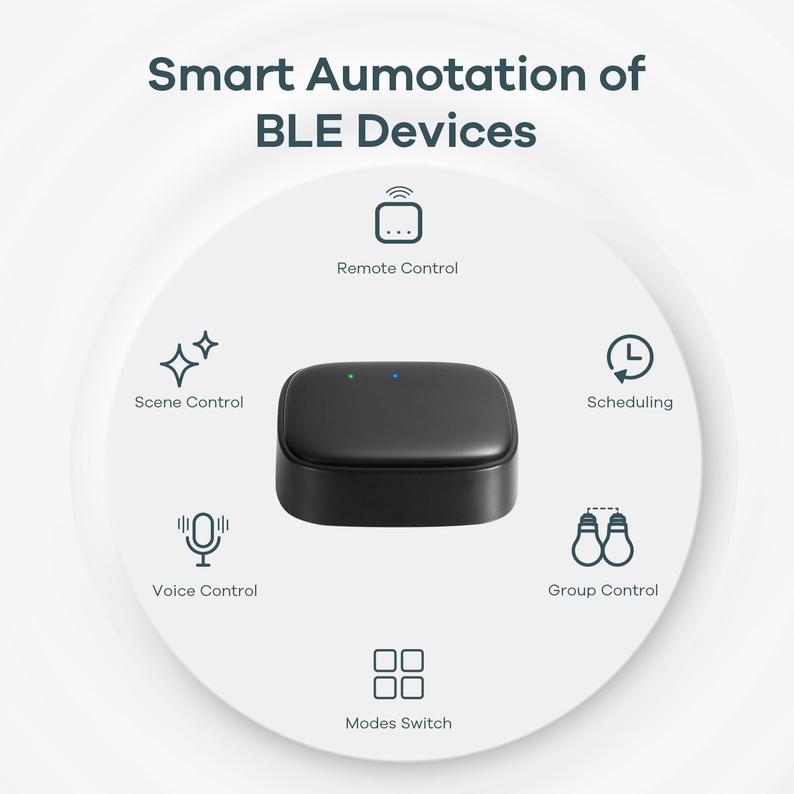 Smart Hub for Linkind Outdoor Lights - Bluetooth Mesh Control, 32 Devices, Alexa & Google Assistant Compatible - Perfect for Patio & Garden Lighting