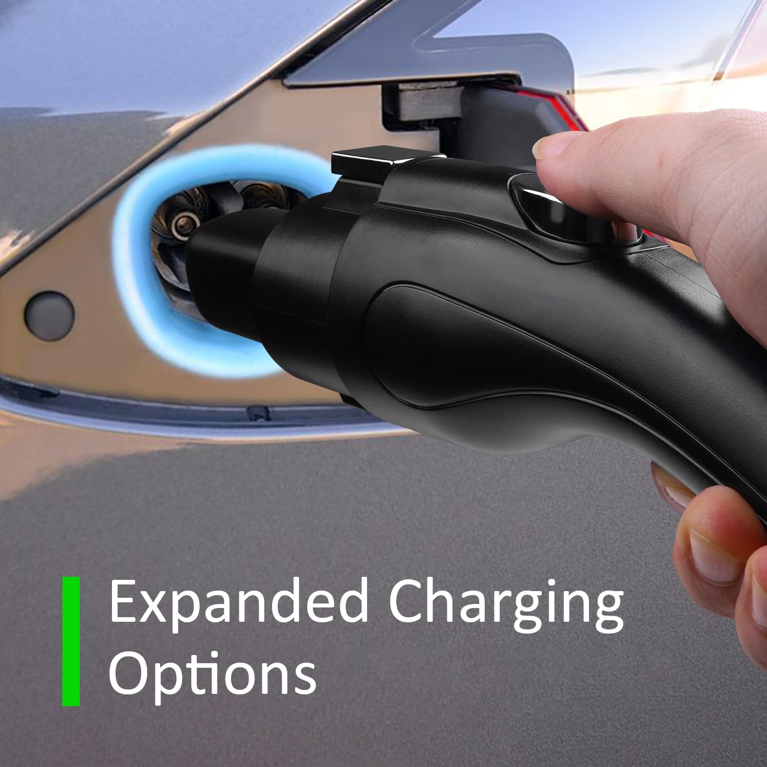 J1772 to Tesla Adapter 80A 250V - SAE J1772 Charger Adapter for Tesla Model S/3/X/Y/Cybertruck - CE/ROHS/FCC Certified - Fast & Safe EV Charging Solution for Home, Work & Travel