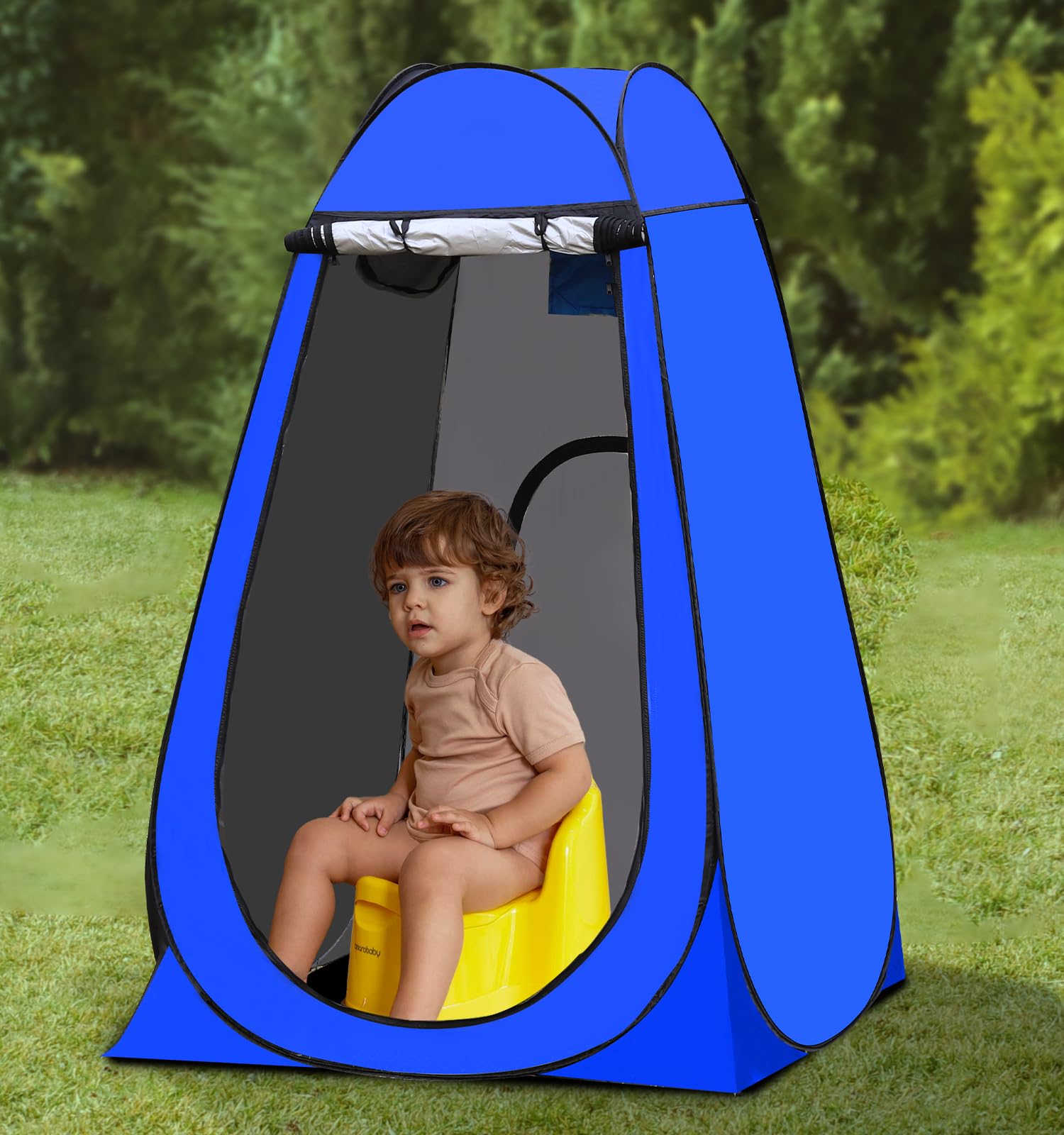 Portable Pop Up Privacy Tent for Camping - Instant Outdoor Shower Toilet Changing Room with Carrying Bag | Waterproof Rain Shelter for Hiking, Beach, Picnic & Fishing | Dressing Room & Emergency Shelter
