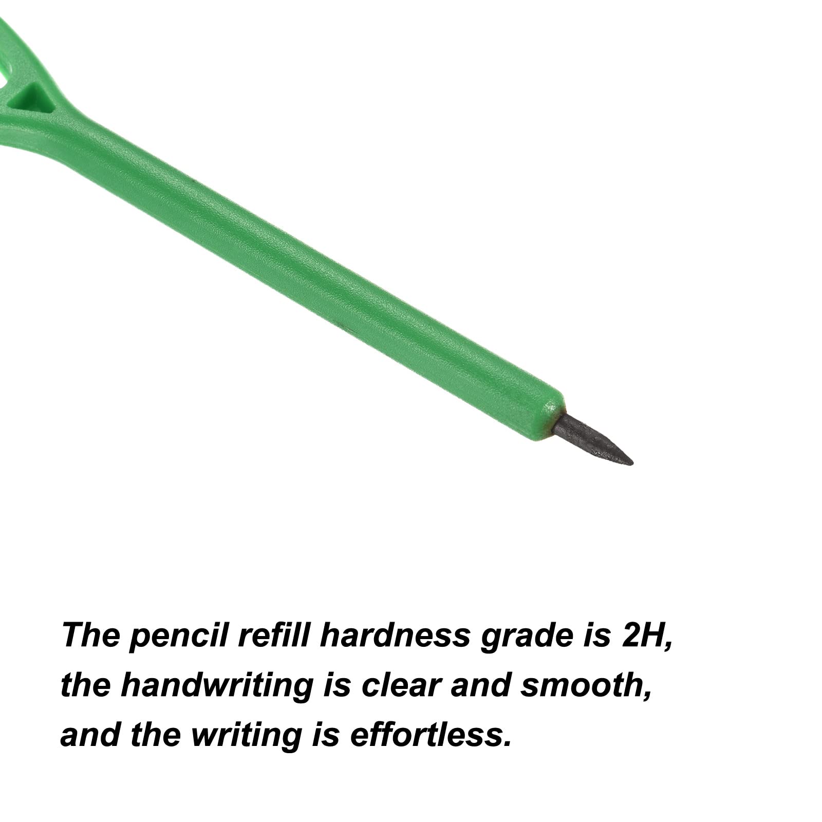 Golf Scoring Pencils 10 Pack with Eraser - 2H Marker Pens for Golf & Sports