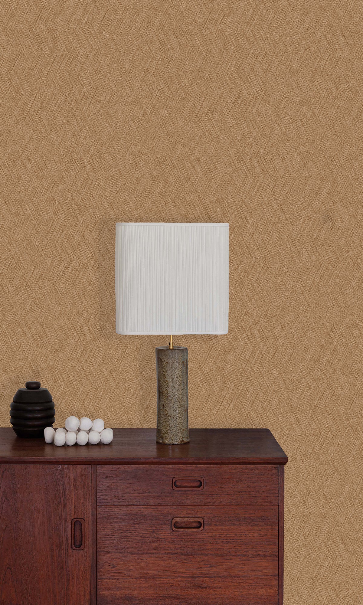 Cambridge Leather Straw Weave Wallpaper R9818 - Textured Vinyl Wall Covering for Living Room, Bedroom & Office Decor