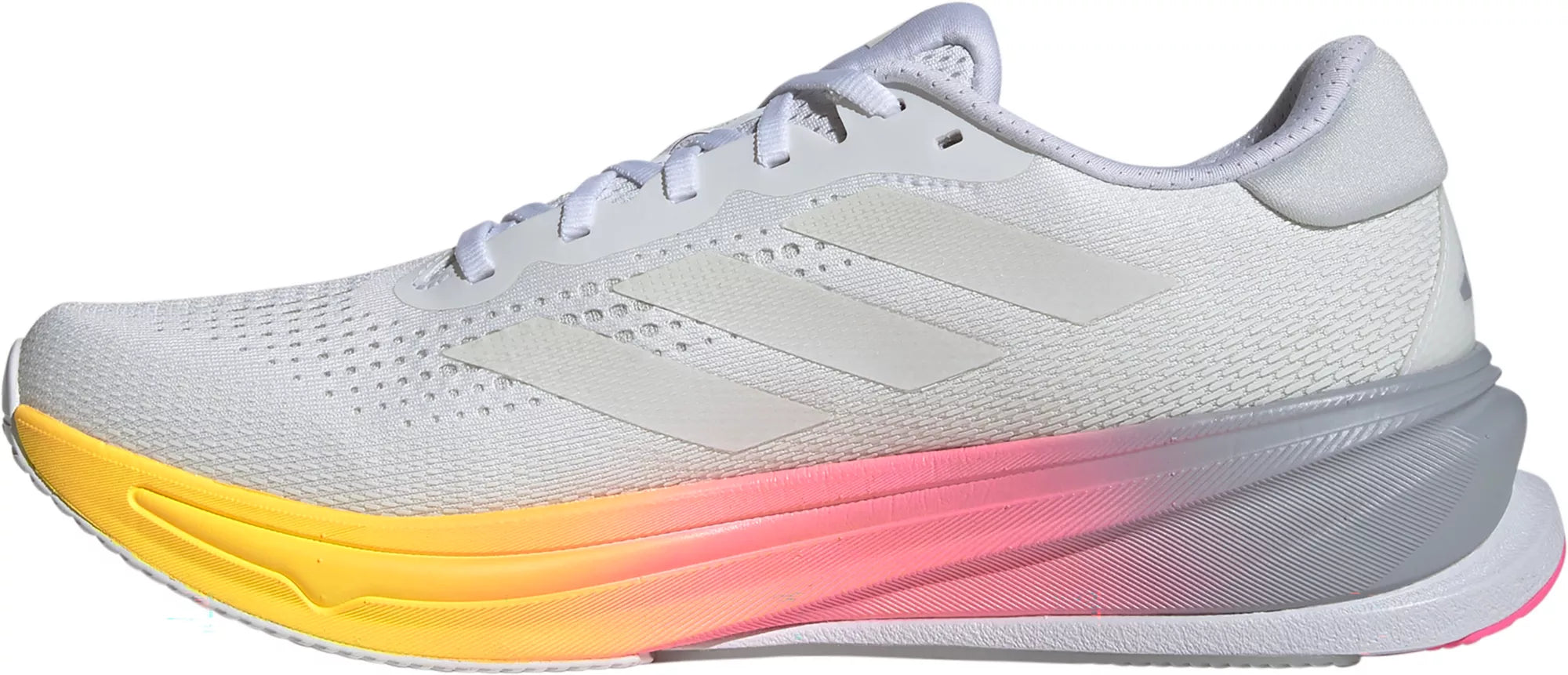 Men's Supernova Rise Running Shoes - Lightweight & Breathable (FTWWHT/CRYWHT/LUCPNK) | Perfect for Jogging, Gym Workouts & Daily Wear