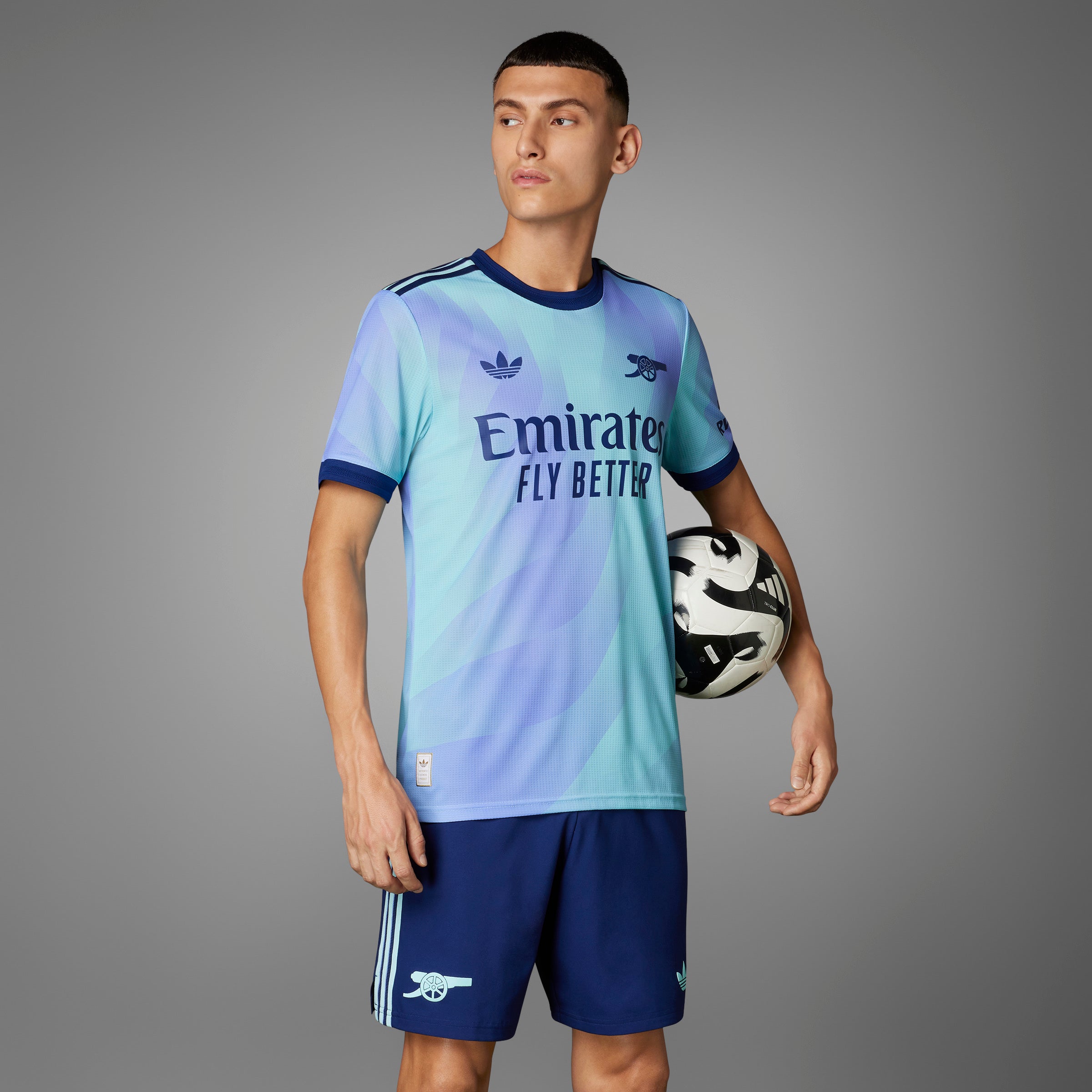 Adidas Arsenal FC 24/25 Third Short Sleeve Jersey - Authentic Football Soccer Shirt for Men - Perfect for Match Day, Training & Fan Support