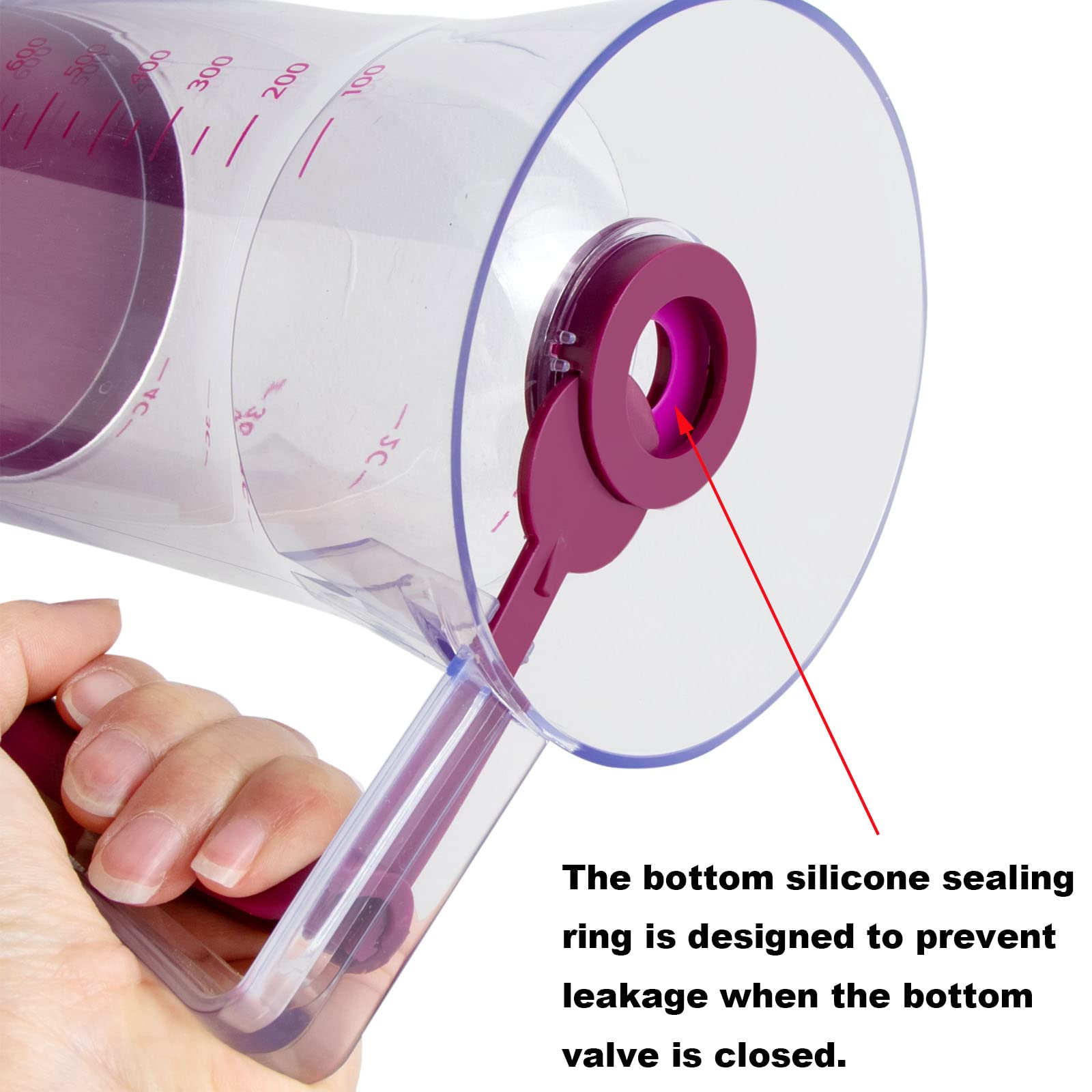 ChuangQi Cake Batter Dispenser - Precise Measuring Baking Tool for Pancakes, Cupcakes & Waffles | Ideal for Home Baking, Breakfast Prep & Party Dessert Making