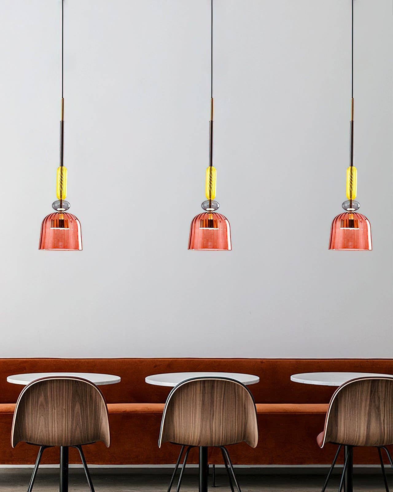 Cambell Pendant Light - Modern Hanging Ceiling Light Fixture for Kitchen Island, Dining Room & Bedroom | Dimmable LED Chandelier with Adjustable Height