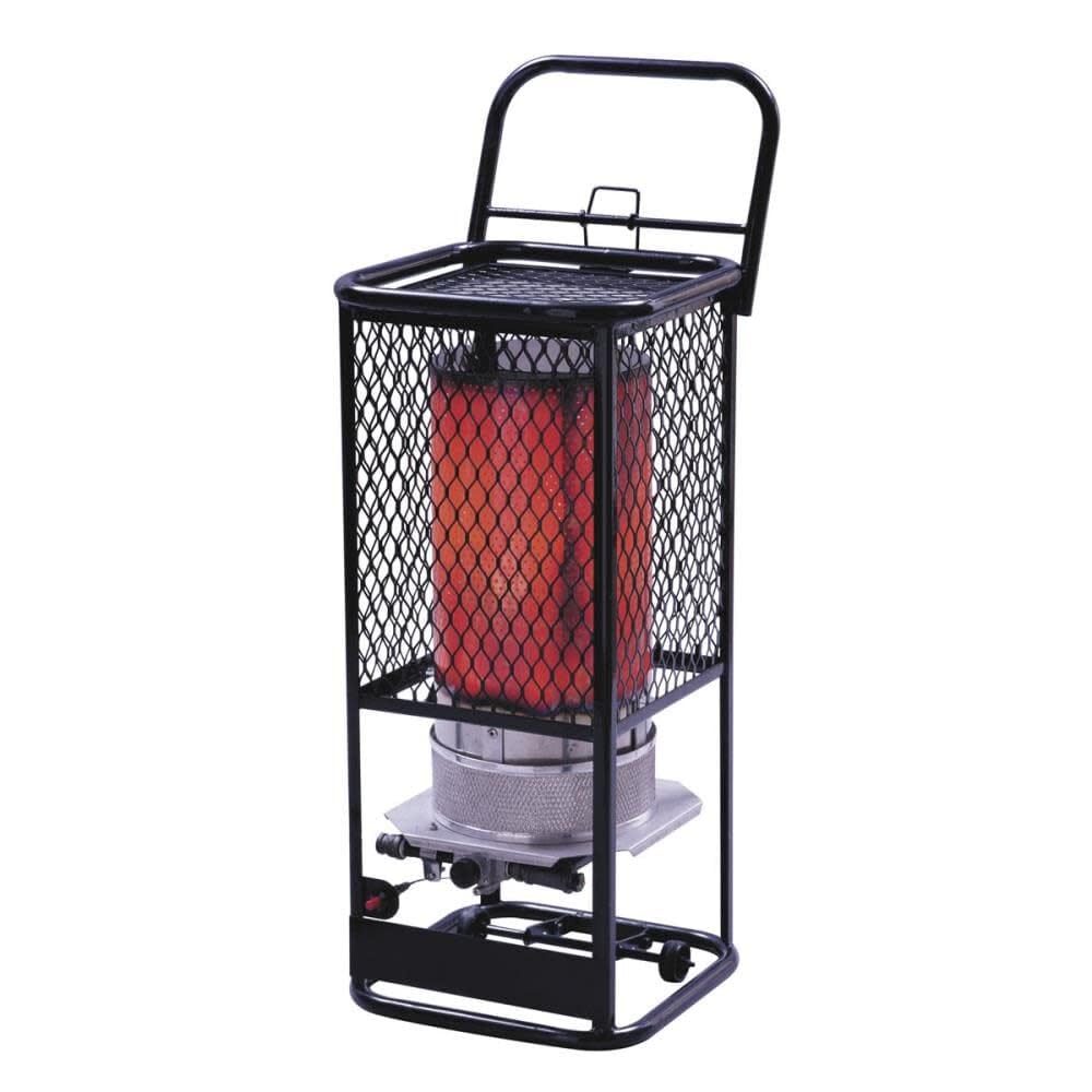 Mr. Heater F270800 125,000 BTU Portable Propane Radiant Heater - Black Multi-Purpose Outdoor Heater for Camping, Job Sites & Patios