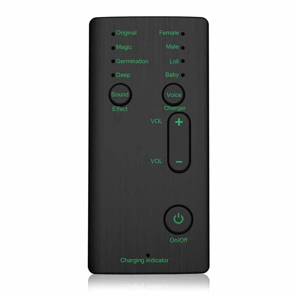 Portable 8-Voice Changer Modulator with Adjustable Pitch - Mini Sound Card for Phone & Computer - Perfect for Gaming, Streaming & Prank Calls