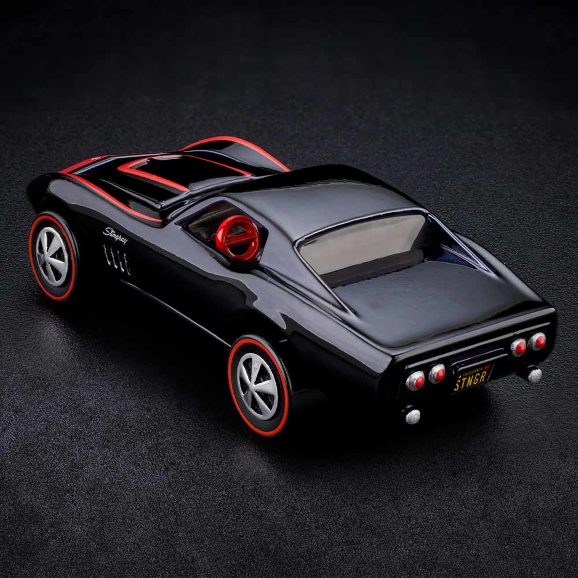 Hot Wheels RLC 1968 Custom Corvette Stingray 1/64 Scale Diecast Car - Limited Edition Black (2022 Release) | Collectible Model for Display, Racing Play & Gift Giving