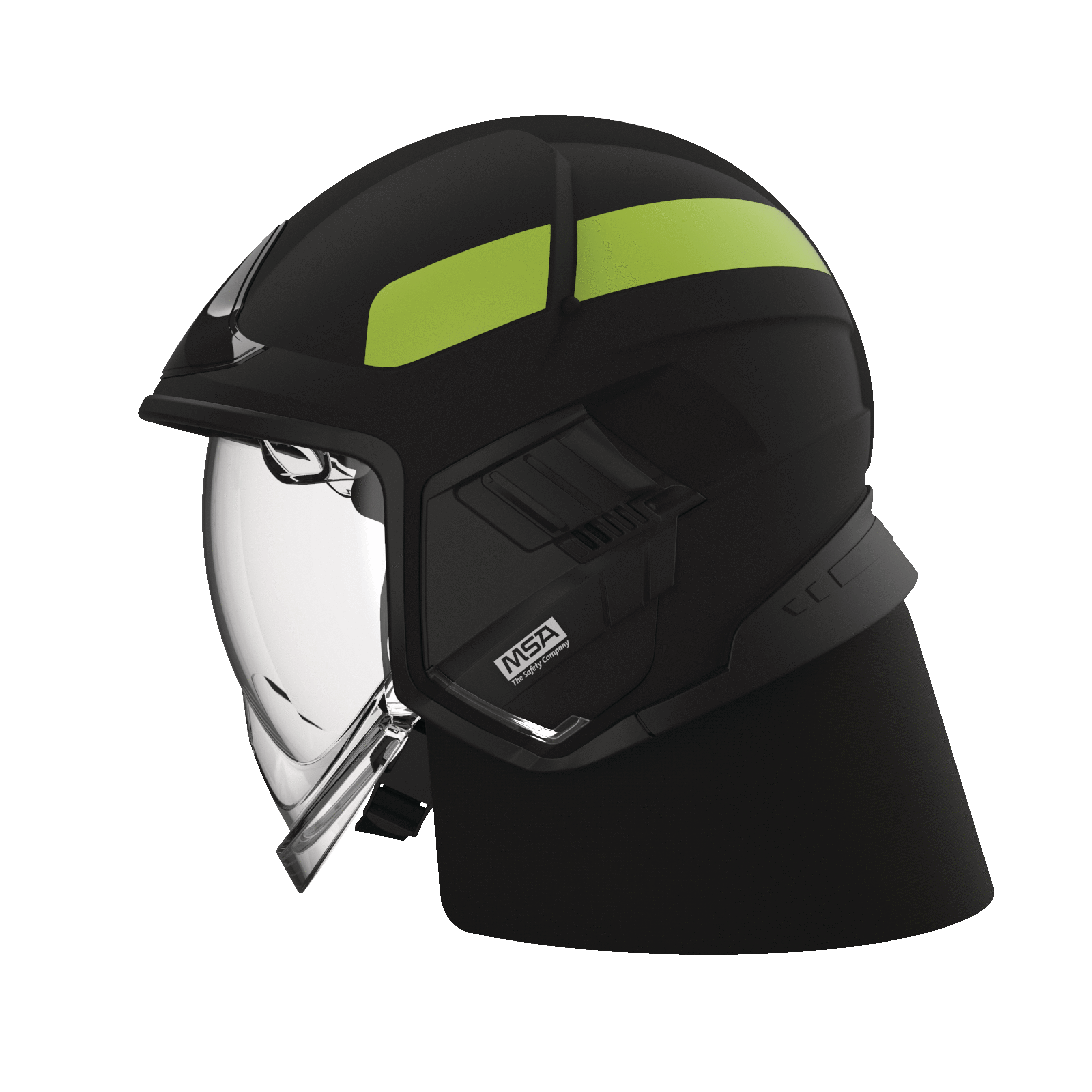 CAIRNS XF1 Modern Firefighter Helmet - Black Matte Finish | Lightweight & Durable Fire Safety Gear for Professional Firefighters & First Responders | Ideal for Emergency Rescue, Firefighting & Hazardous Environments