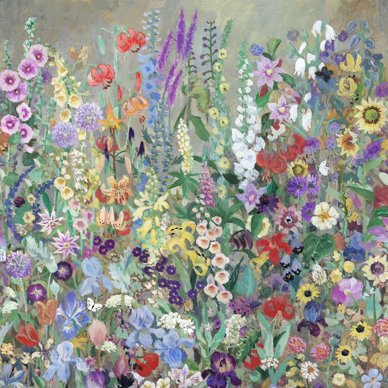 FLORIBUNDA MAGNA Wallpaper Sample by Zenith - Premium Peel & Stick Wallpaper for Living Room, Bedroom, and Home Decor
