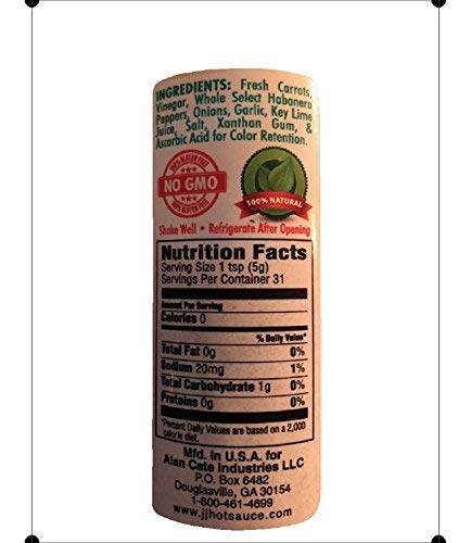 J & J's Private Reserve Habanero Hot Sauce - 5.5 oz Bottle | Spicy & Flavorful Pepper Sauce for Tacos, Wings & BBQ | Gourmet Hot Sauce for Cooking & Gifting