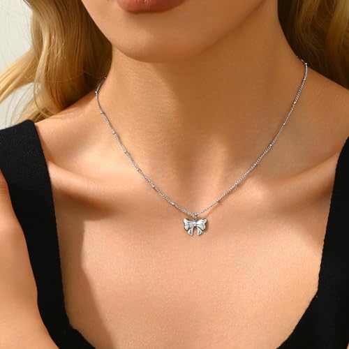 Bow Satellite-White Gold