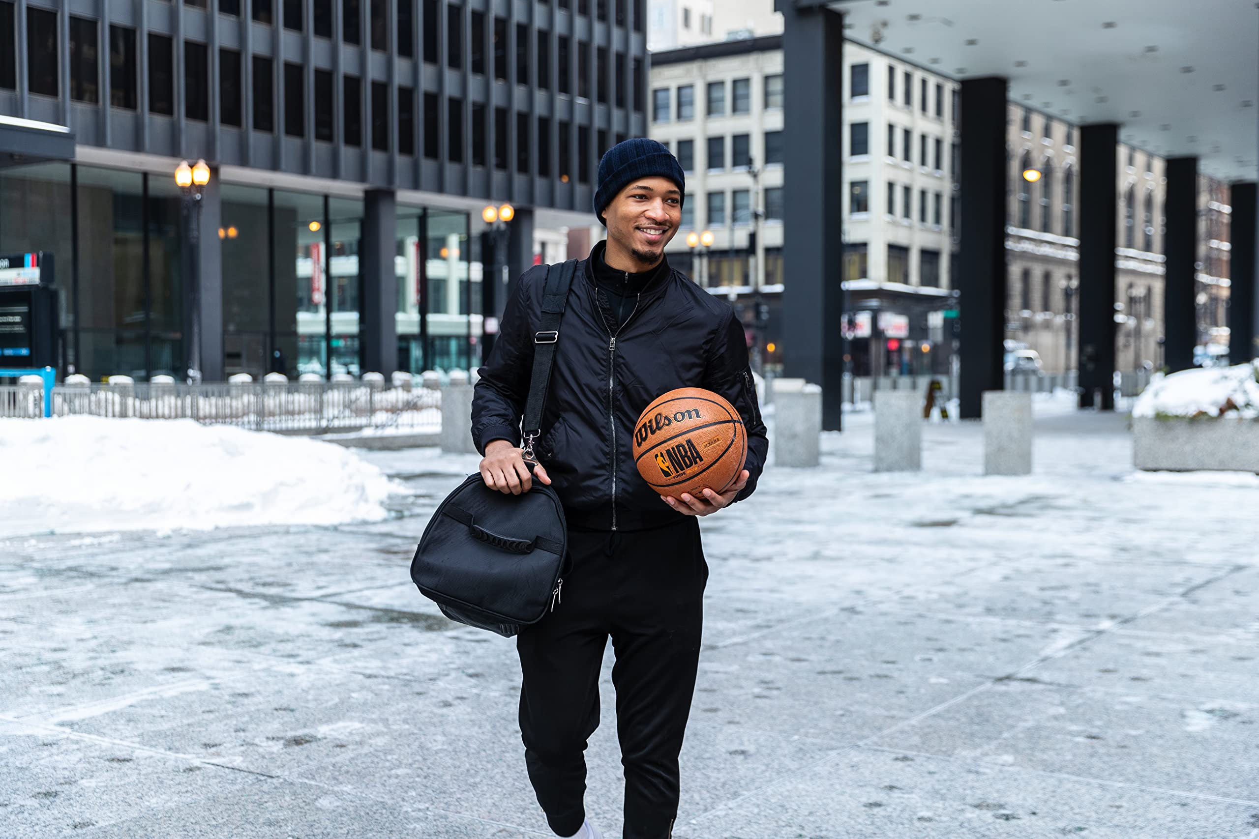 Wilson NBA Forge Series Basketball - Indoor/Outdoor Game Play
