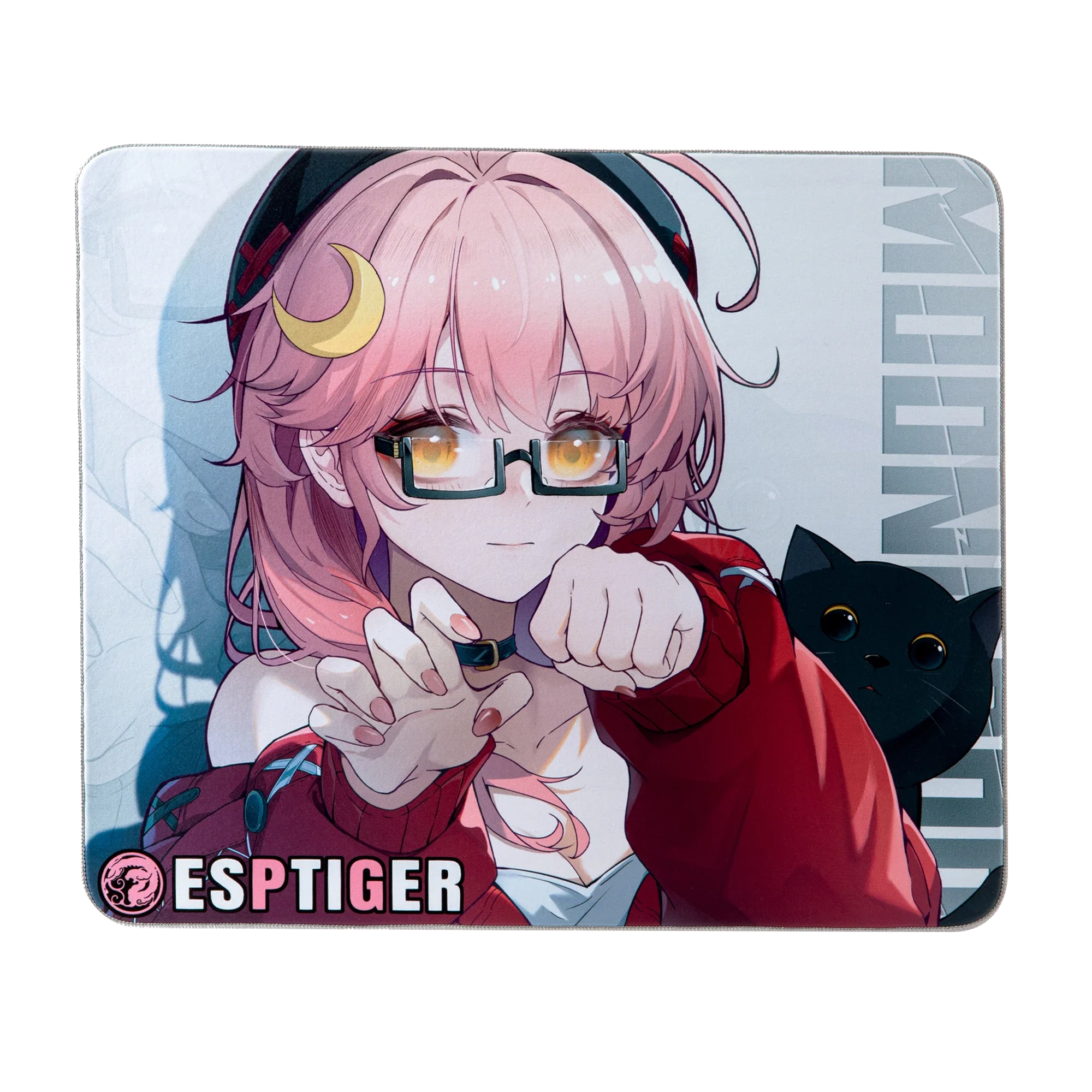 Esports Tiger x MoonDrop Neon V2 Gaming Mouse Pad - Ultra Smooth Surface for FPS, MOBA & eSports - Perfect for PC, Laptop & Office Use
