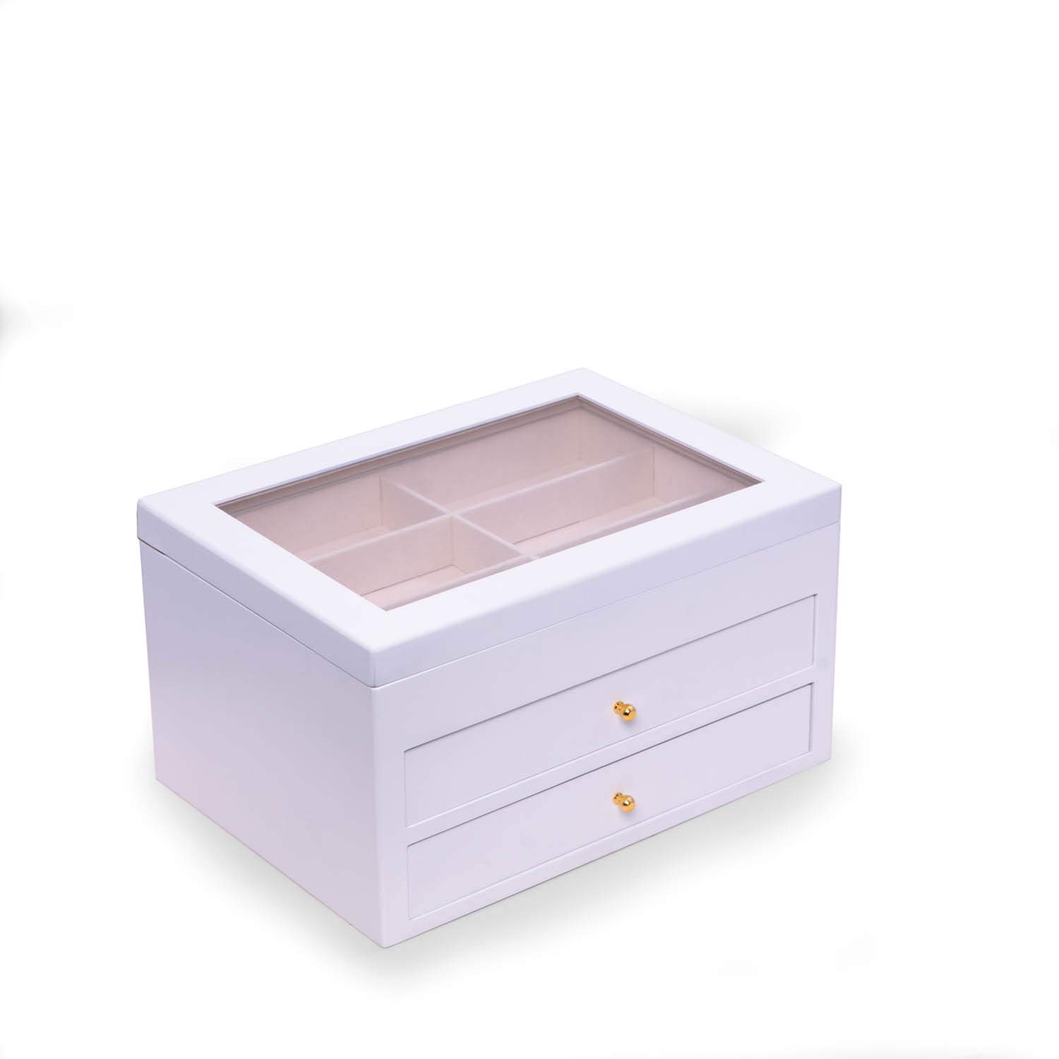 Premium 18-Slot Wooden Eyeglass & Sunglass Storage Box - Extra Large Slots with Soft Velour Lining - Luxury Dresser Organizer for Glasses Collection - Perfect for Bedroom, Office & Travel Organization
