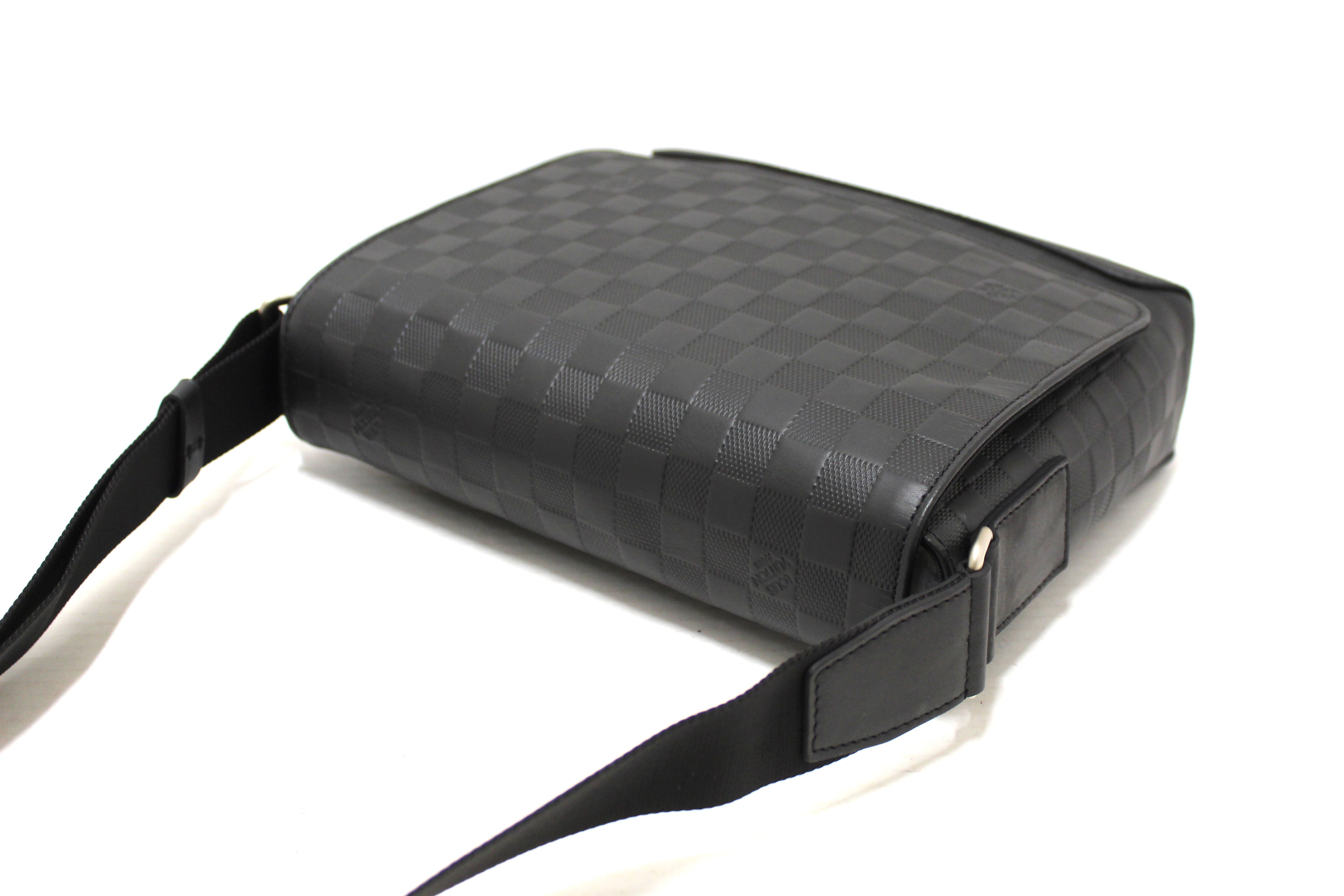 Authentic Louis Vuitton Damier Infini District PM Messenger Bag for Women - Luxury Crossbody Shoulder Bag for Work, Travel & Everyday Use