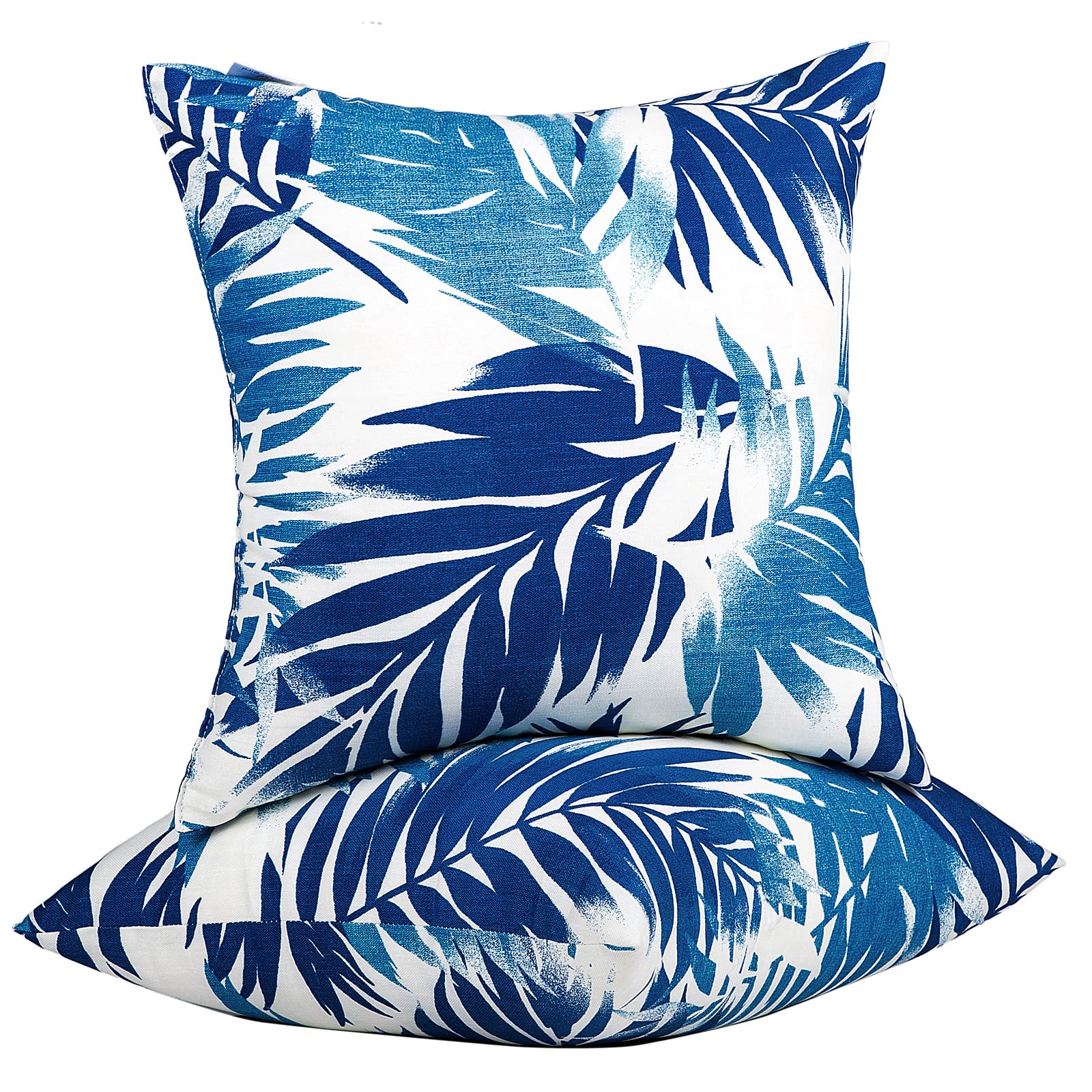 **JMGBird Waterproof Outdoor Pillows Set of 2 - 18×18 Inch Throw Pillows with Insert for Patio Furniture - Perfect for Garden, Deck, Poolside & Outdoor Lounging**